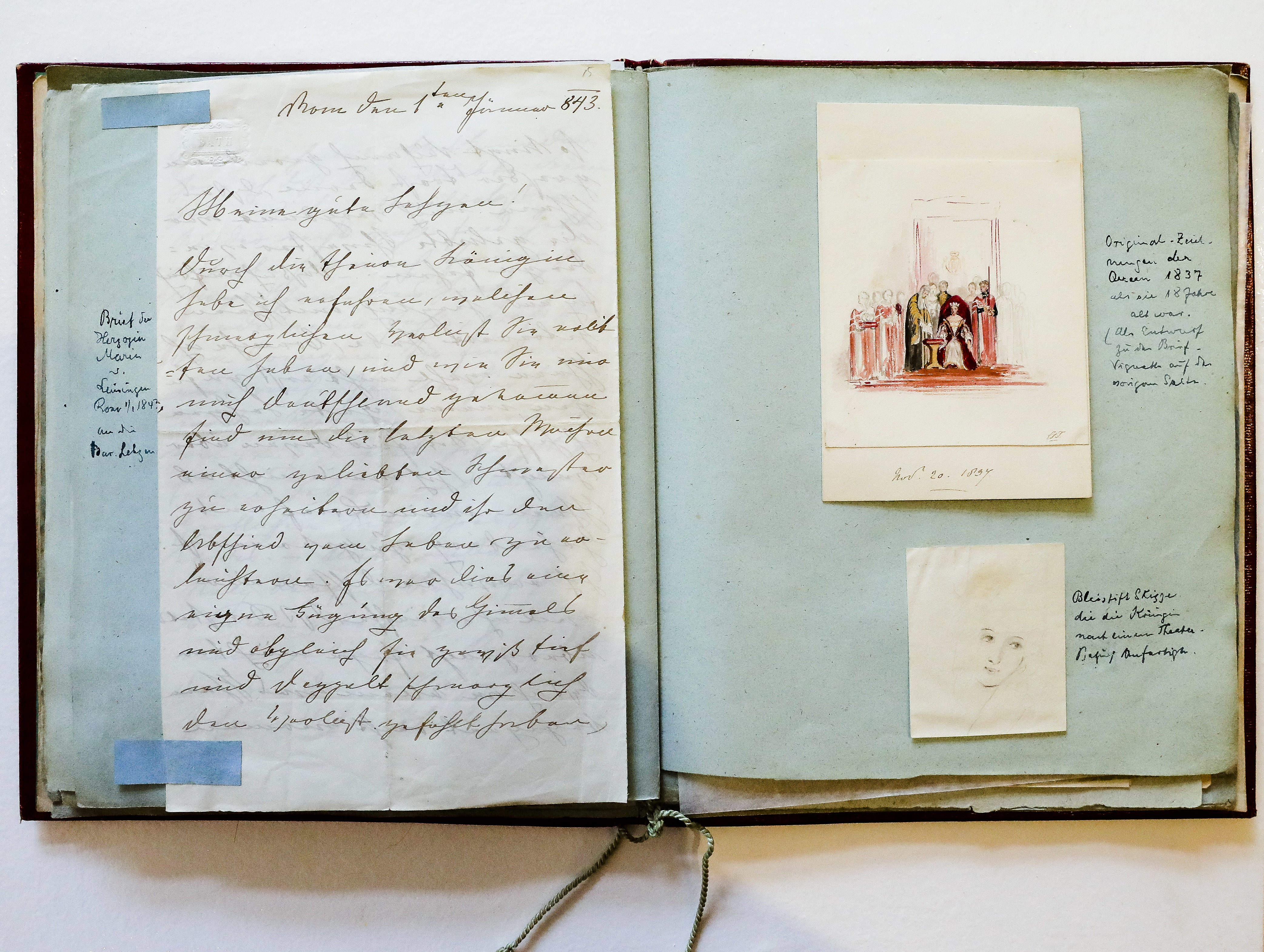 Scrapbook of Queen Victoria memorabilia on sale in Berlin