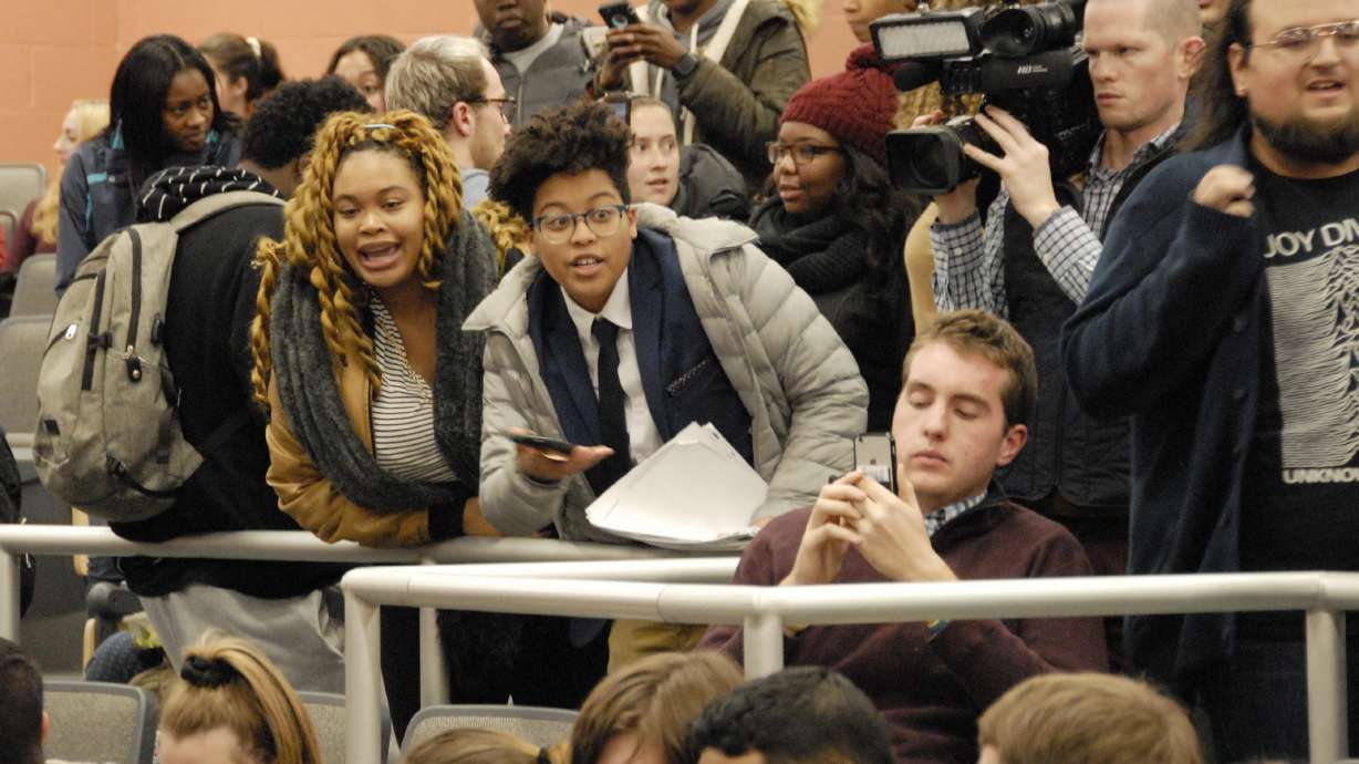 Woman involved in altercation with conservative speaker ID'd