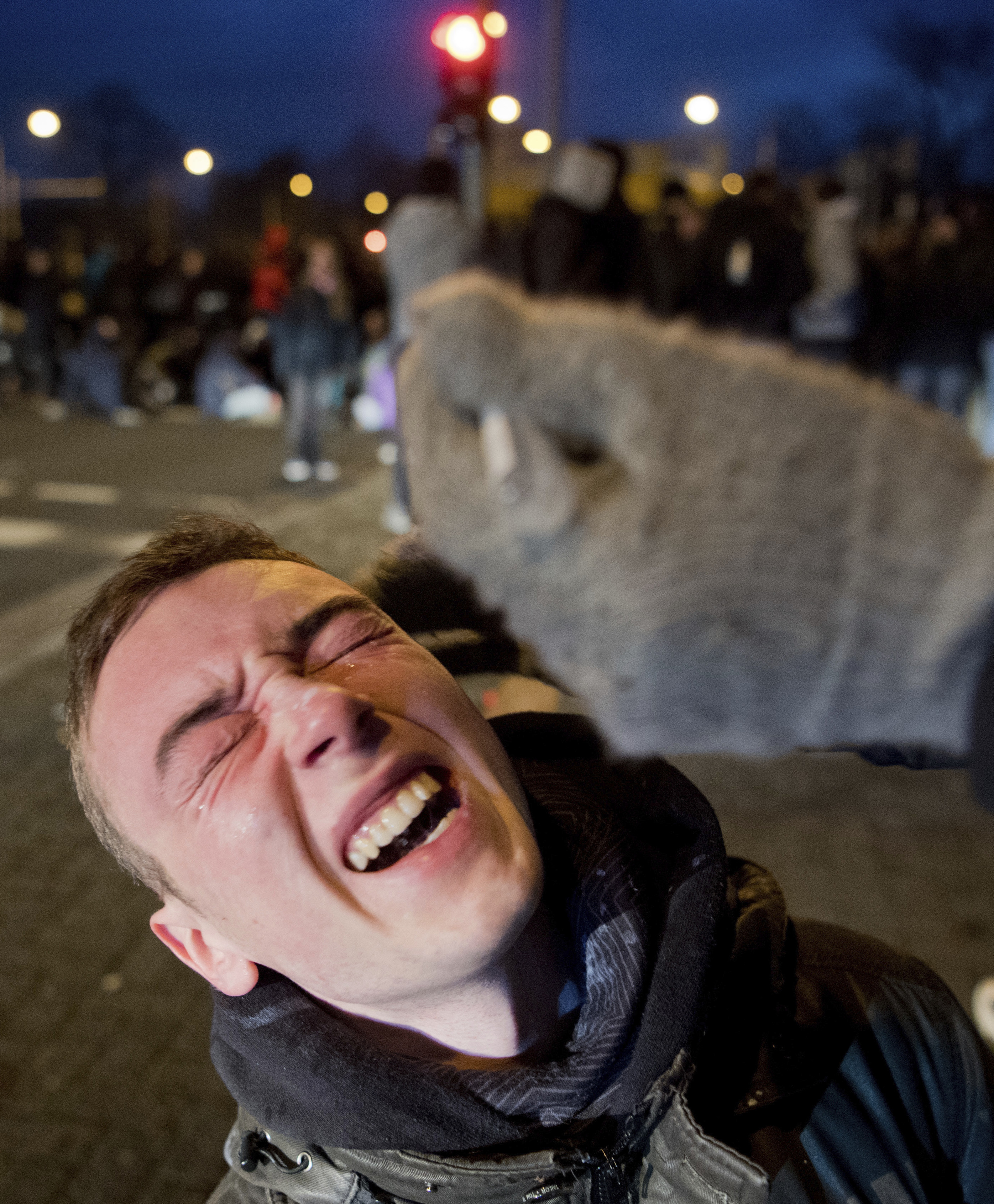 Rising German nationalist party elects leaders amid protests
