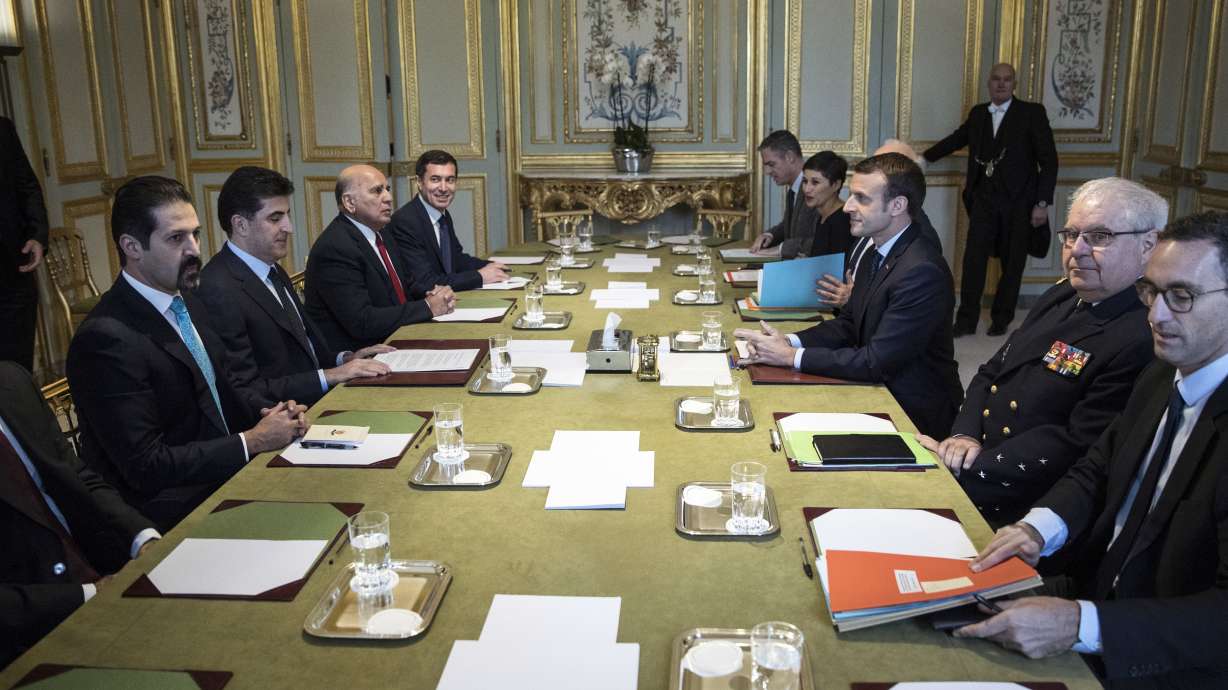 France backs new negotiations between Baghdad and Kurds