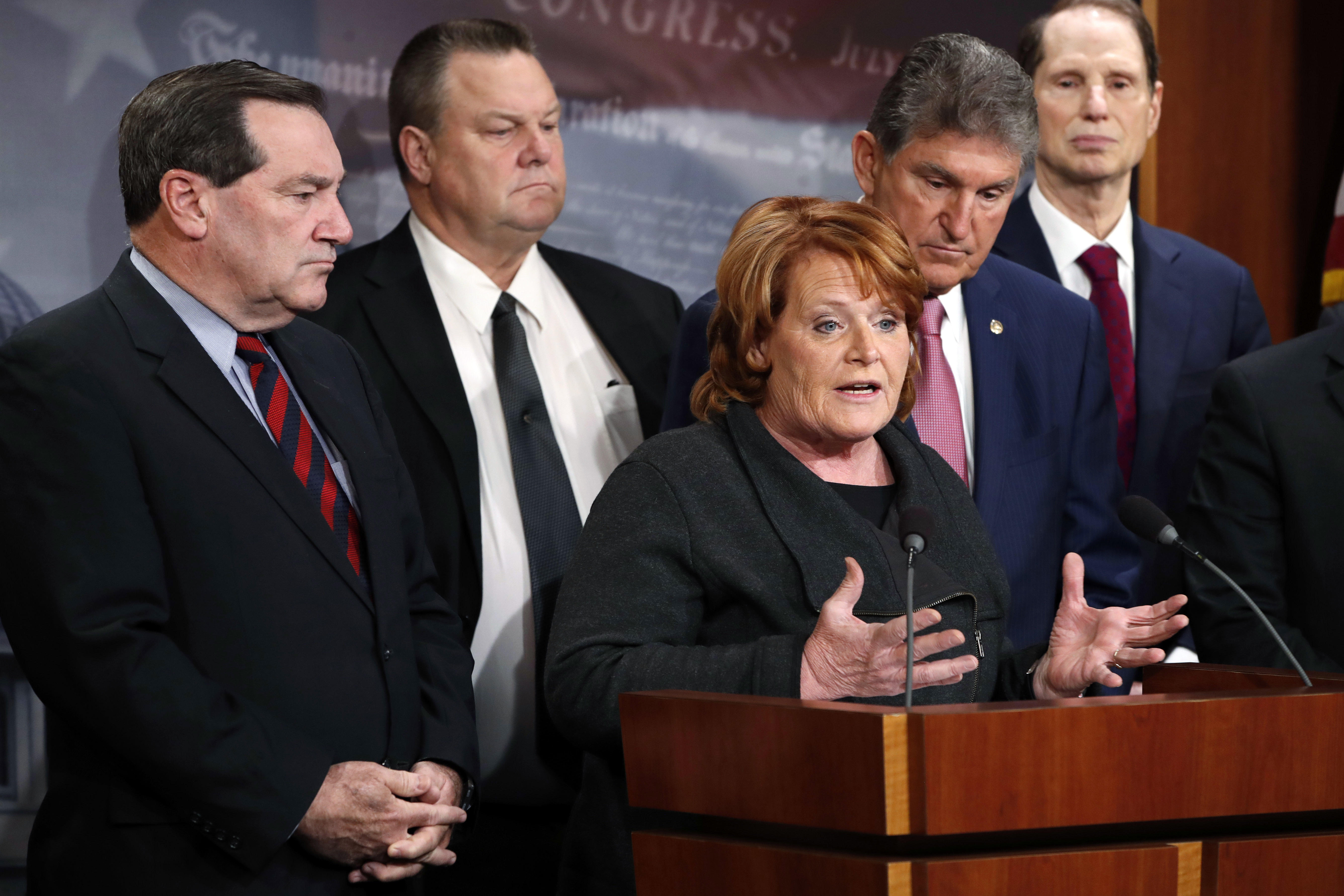 Senate Democrats stand united against GOP tax bill