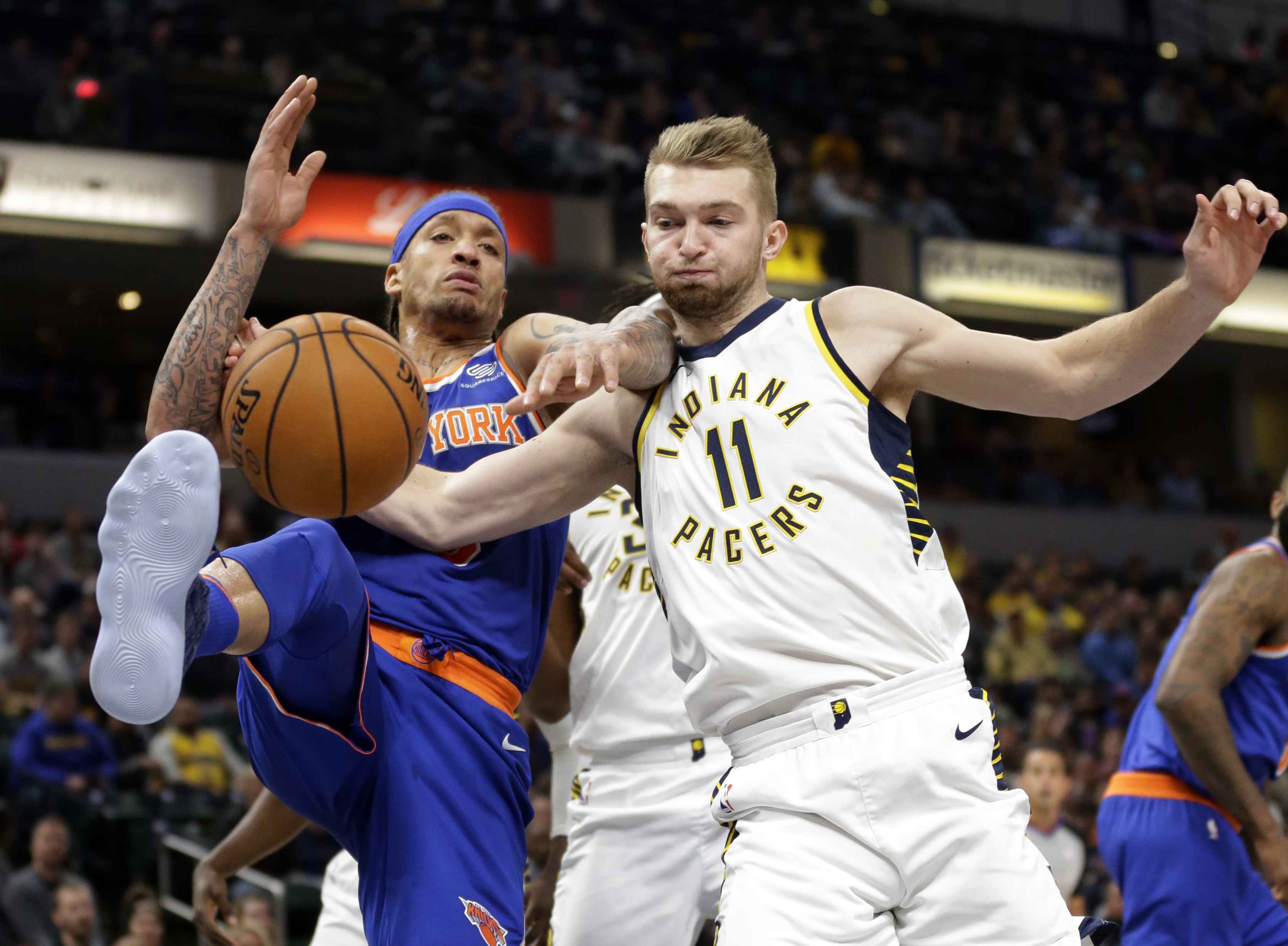 Thaddeus Young scored 20 to help Pacers rout Knicks 115-97