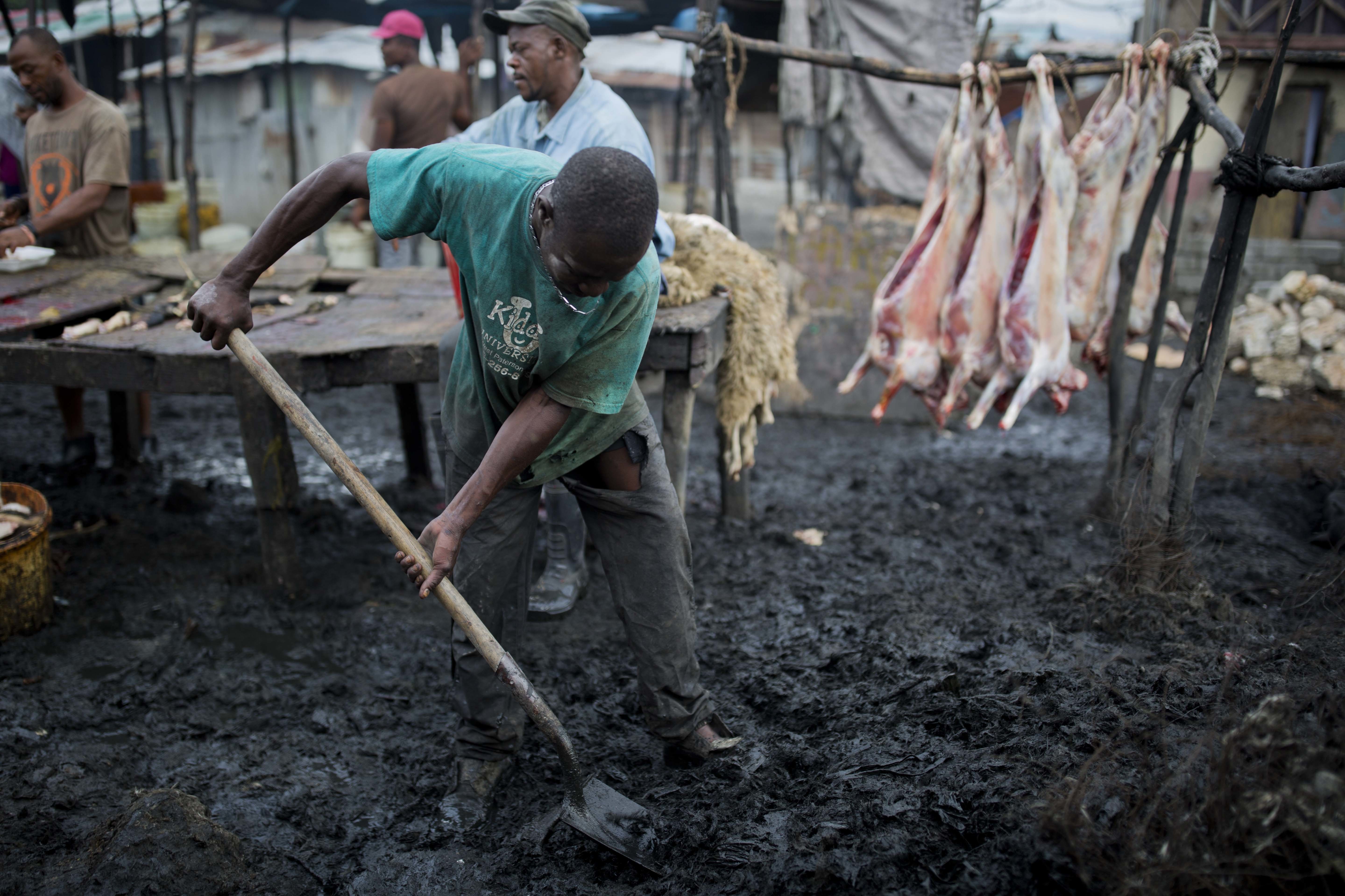 Troubled meat market is key supplier for Haiti's capital