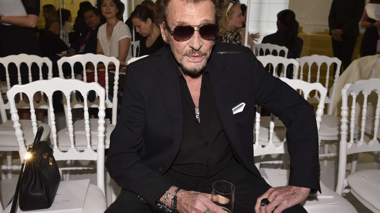 Rock icon Johnny Hallyday, known as French Elvis, dies at 74