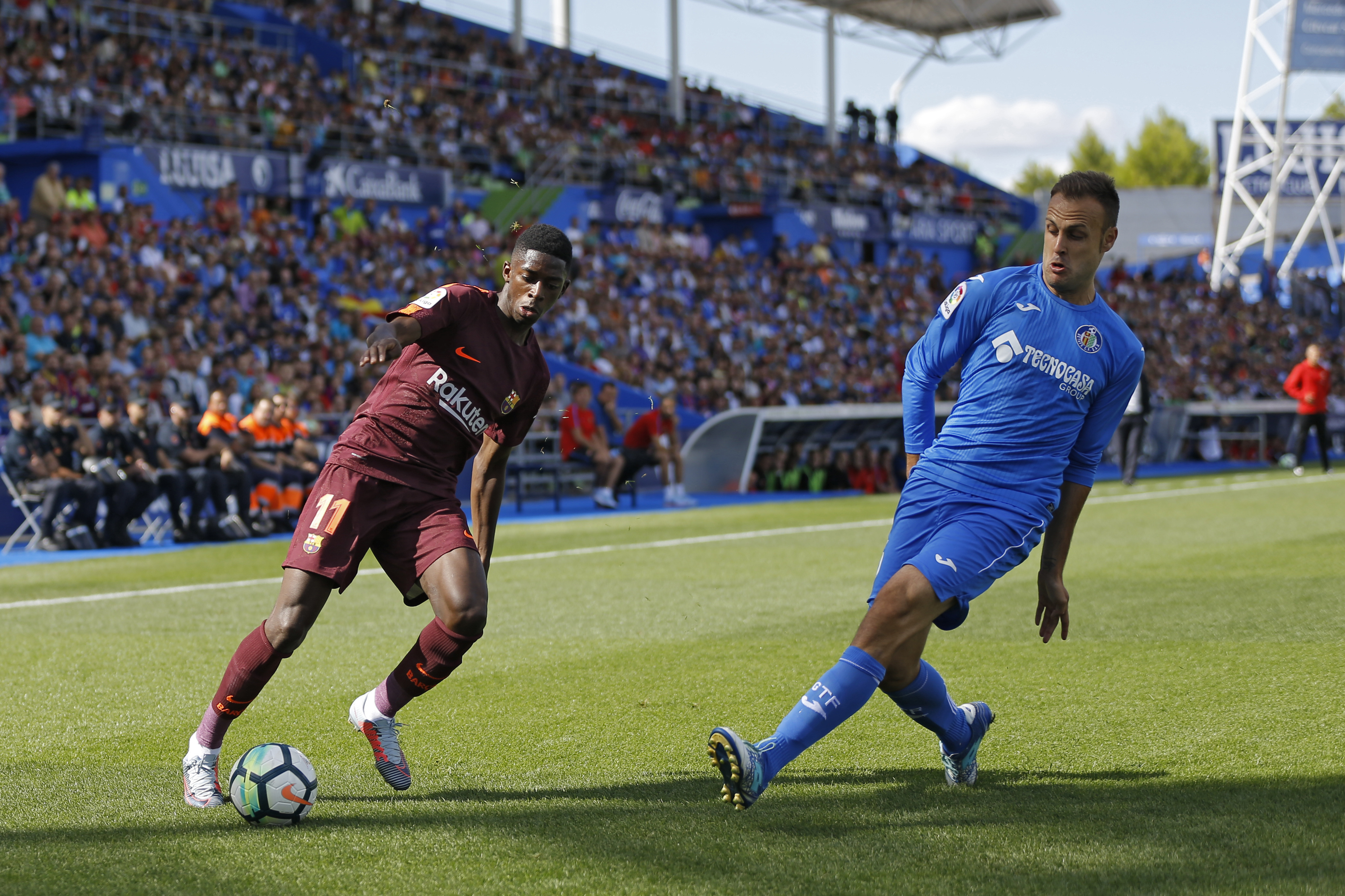 Dembele returns to training nearly 3 months after surgery