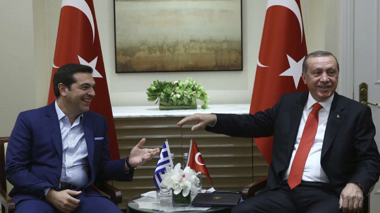 Leaders of Turkey, Greece air grievances at tense conference