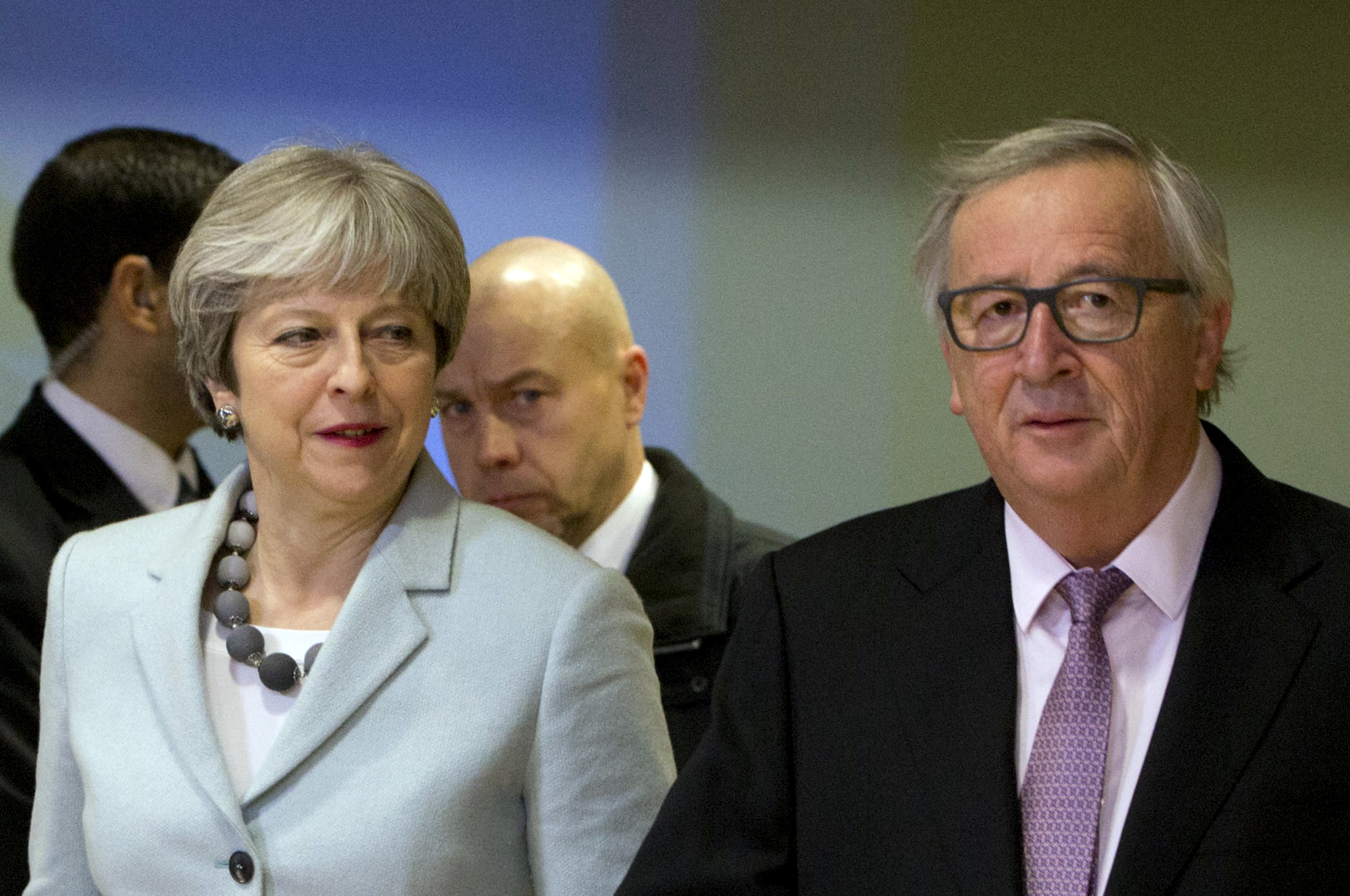 The Latest: Labour leader says 'wait and see' on Brexit deal