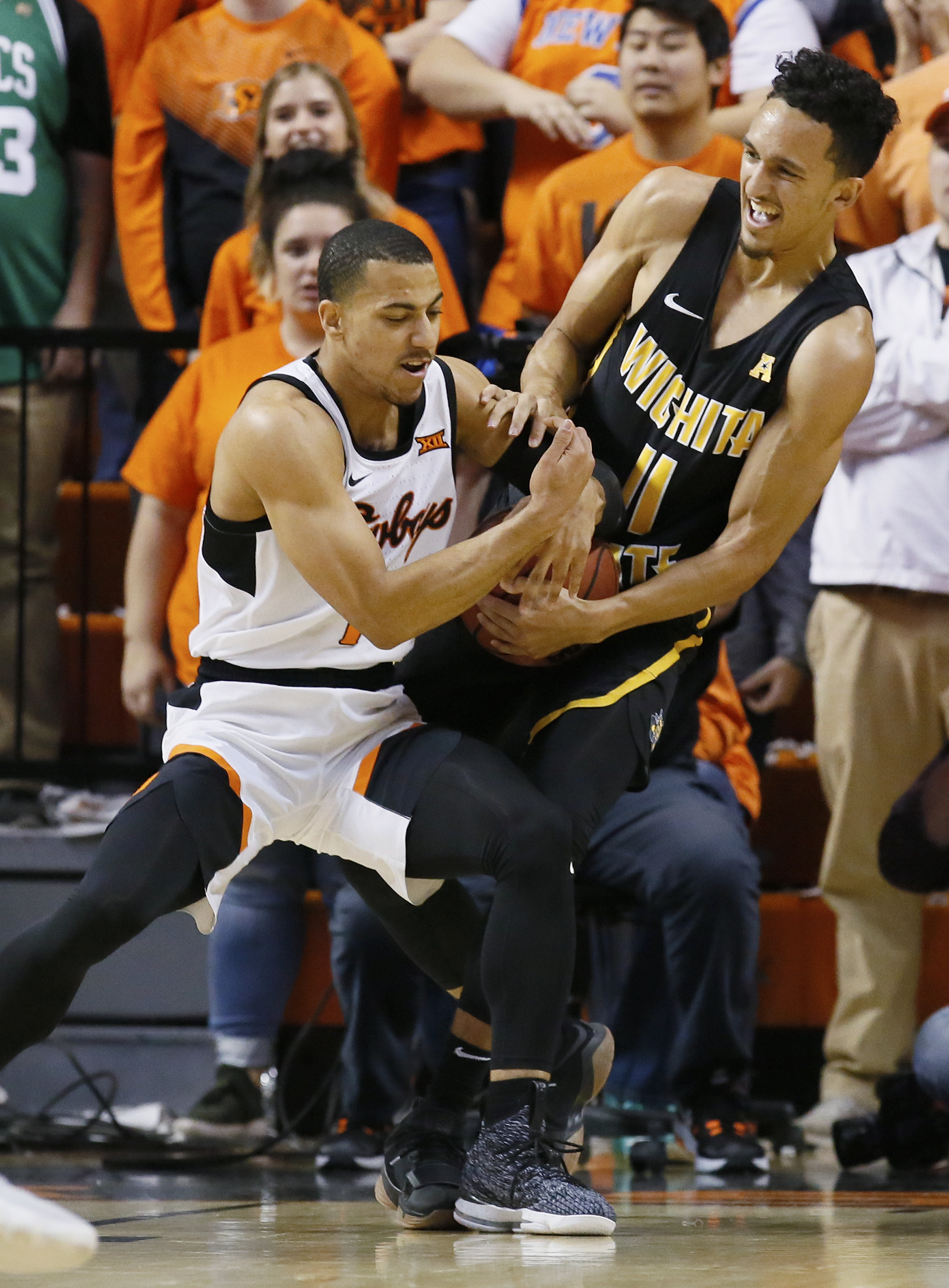 Shamet scores 30; No. 6 Wichita St. tops Oklahoma St. 78-66