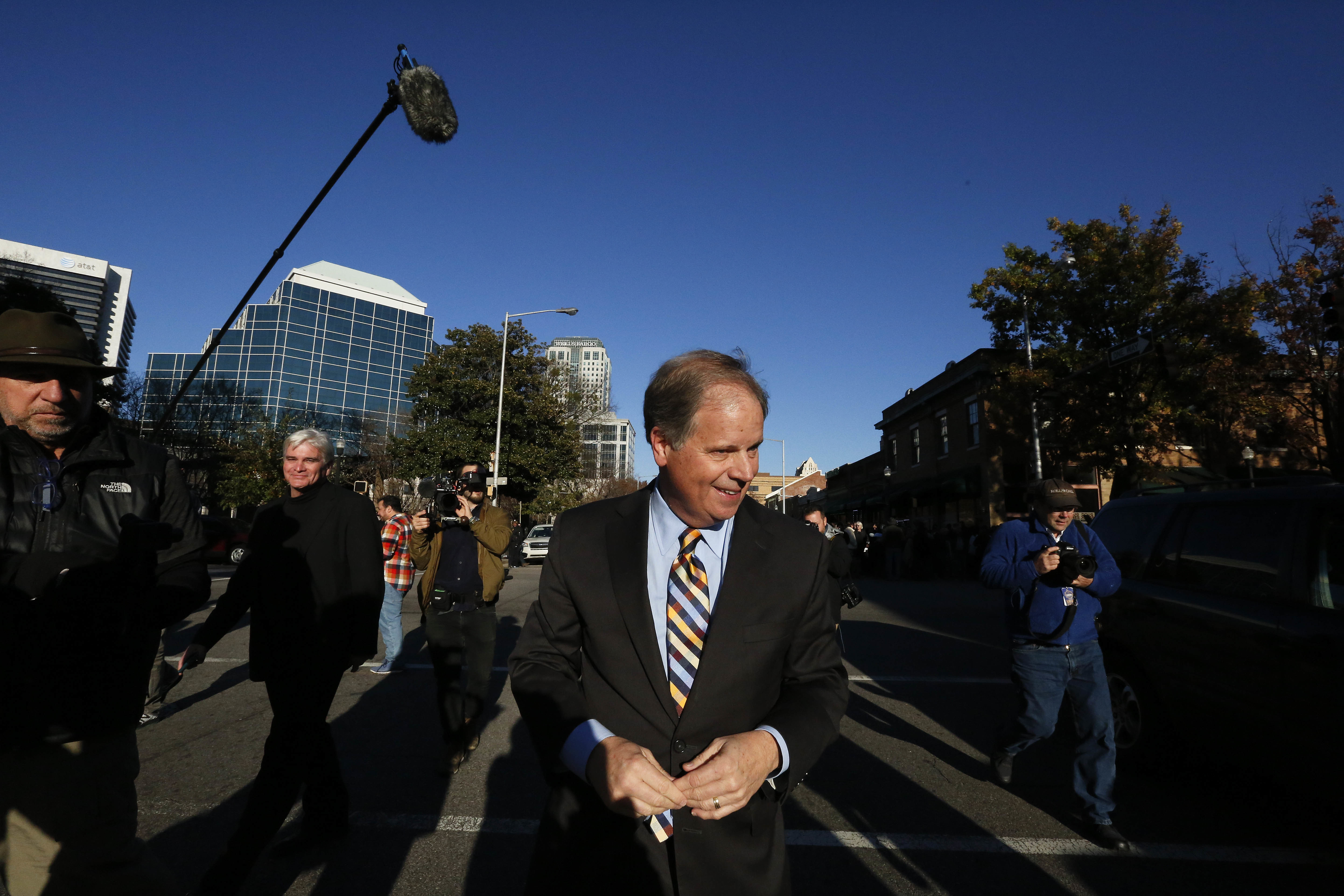 The Latest: Moore's wife: 'One of our attorneys is a Jew'