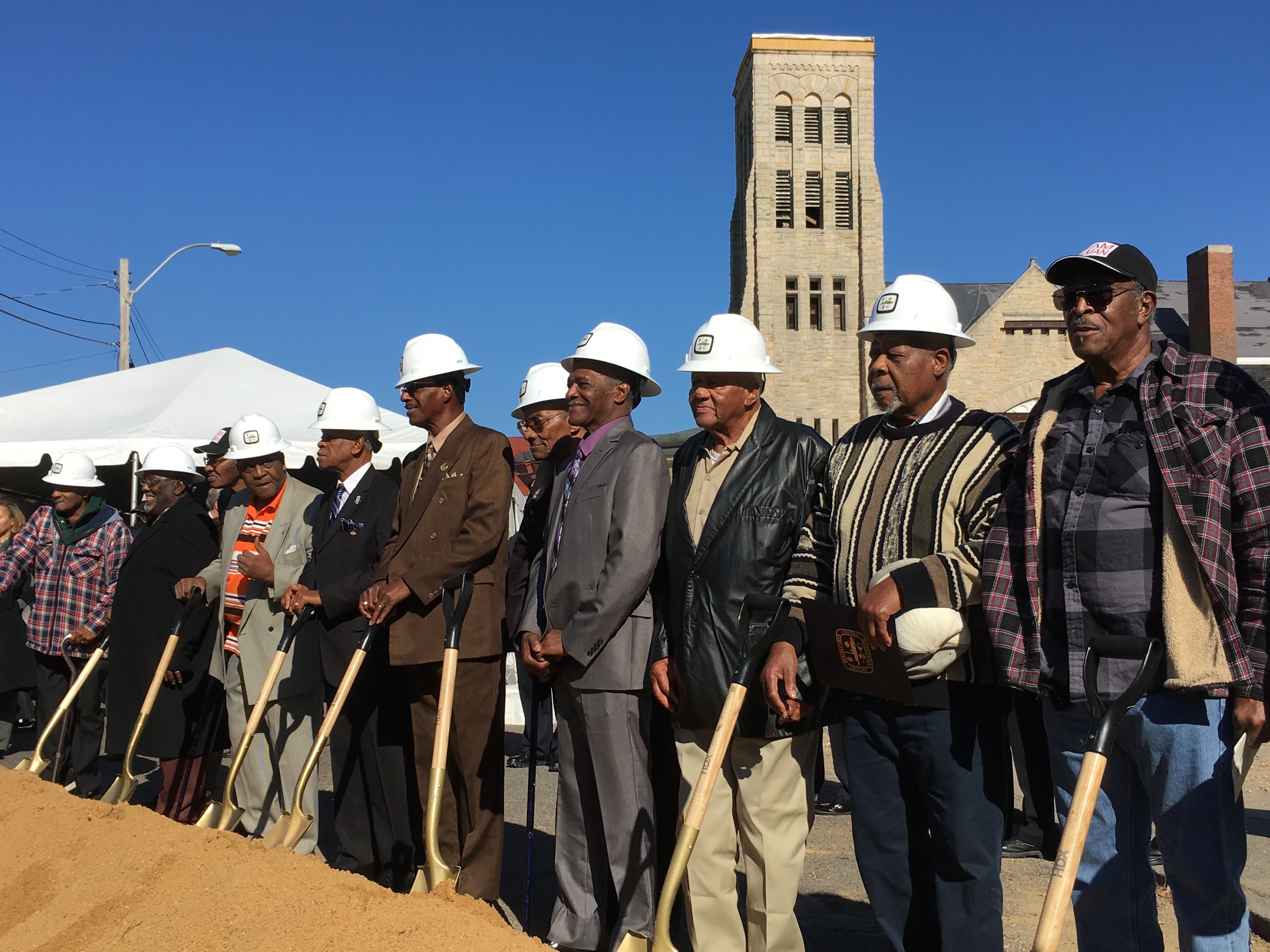 Memphis sanitation workers break ground on strike memorial