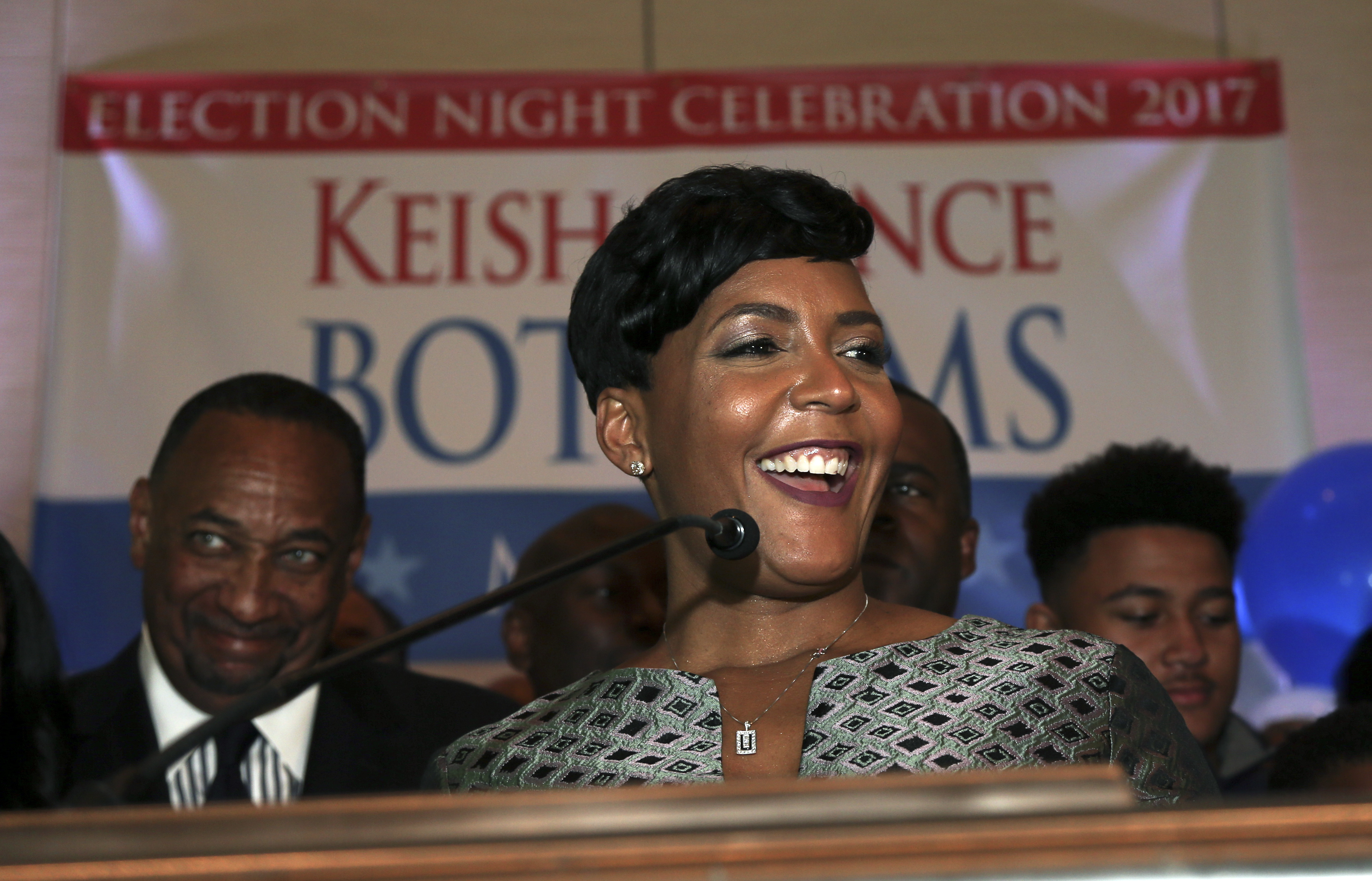 The Latest: Atlanta mayoral runoff retains razor-thin margin