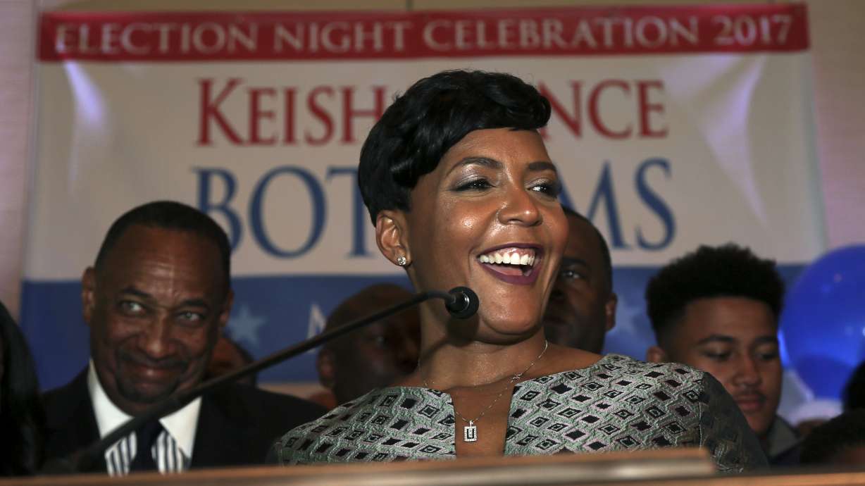 The Latest: Atlanta mayoral runoff retains razor-thin margin