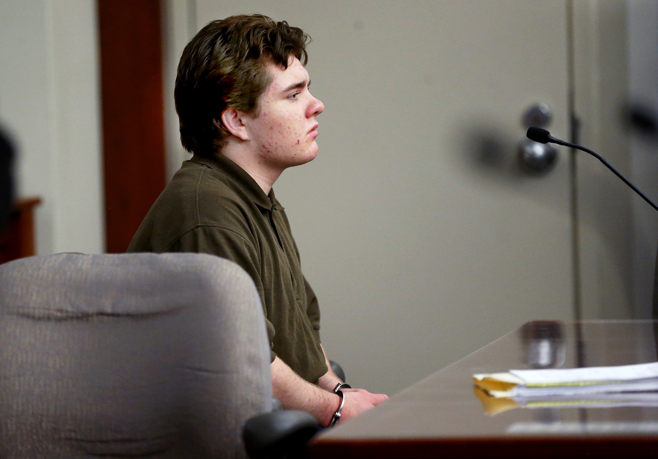 Jayden Sterzer attends a hearing before 3rd District Juvenile Judge James Michie at the Matheson Courthouse in Salt Lake City on Monday, Dec. 11, 2017. Sterzer pleaded guilty to raping and killing Kailey Vijil in 2015. (Photo: Scott G Winterton, KSL)