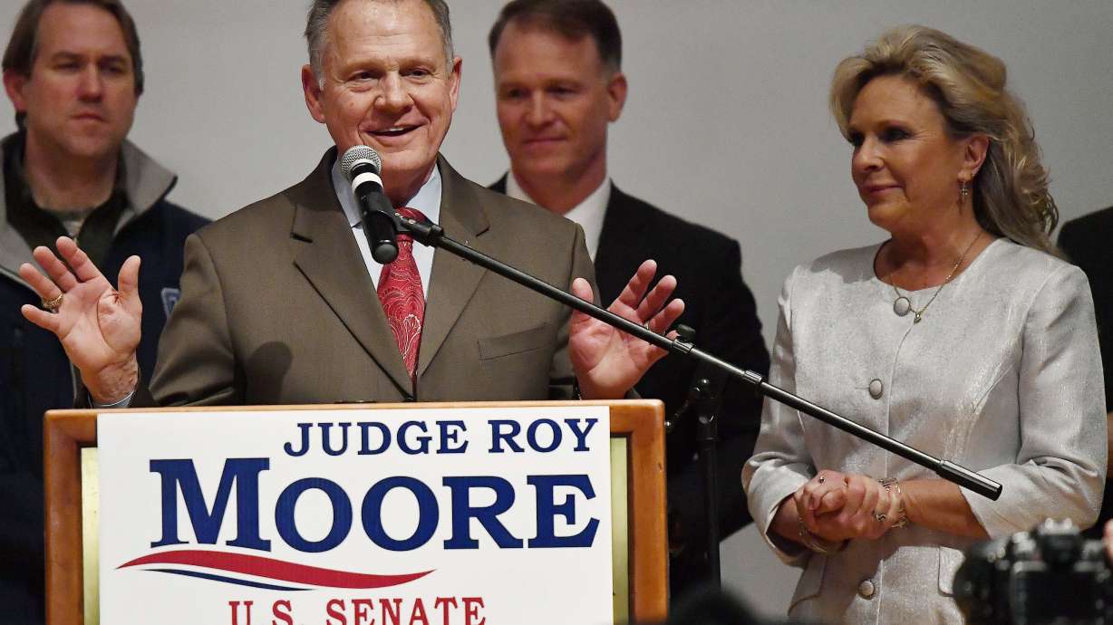 The Latest: Some in GOP cheered by Moore loss in Alabama