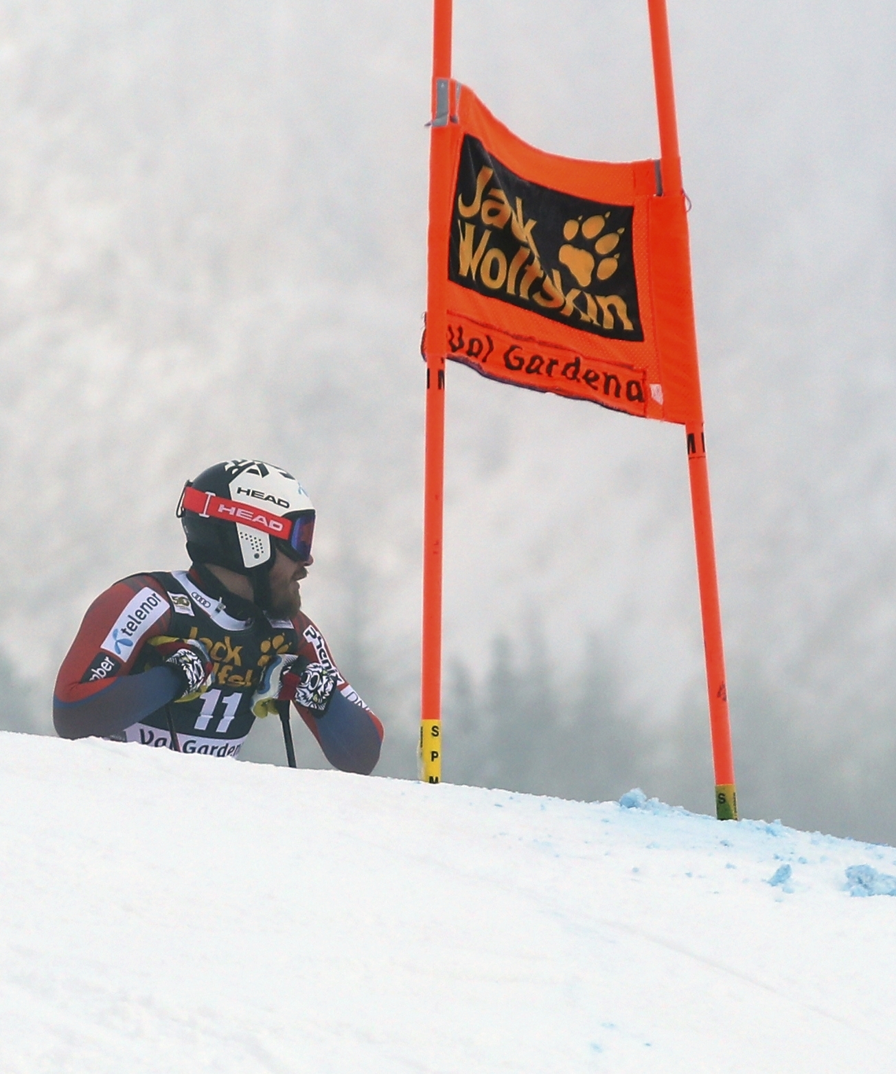 Mayer leads foggy downhill training in Val Gardena