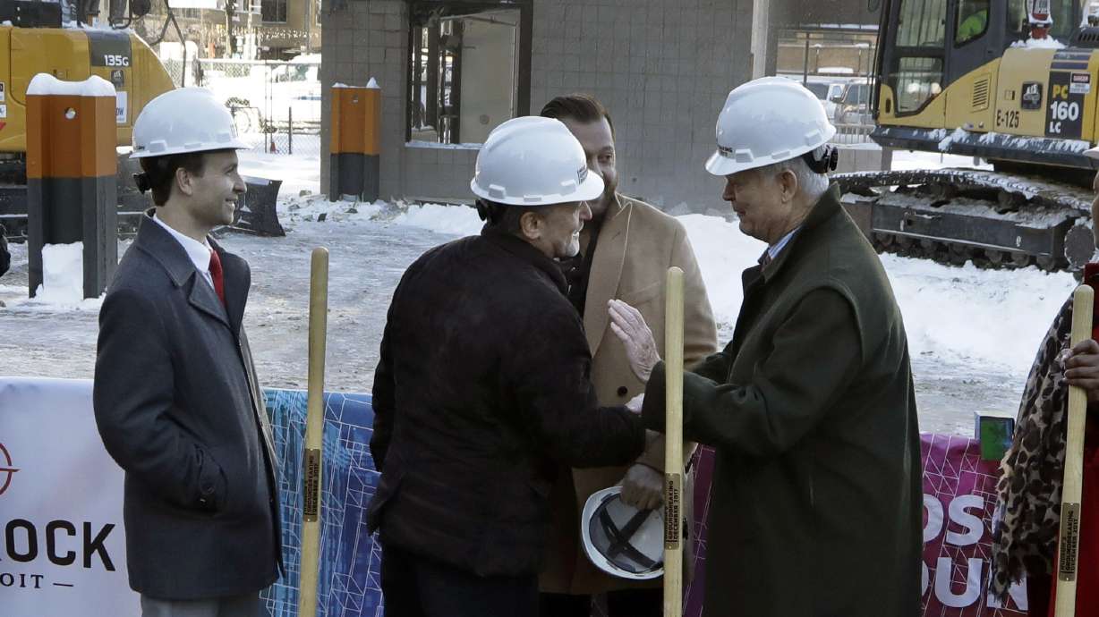 Detroit breaks ground on tallest tower, symbol of resurgence