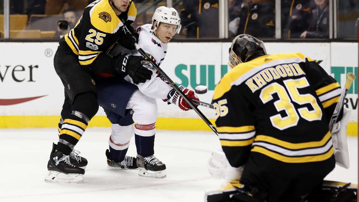 Capitals beat Bruins again, 5-3