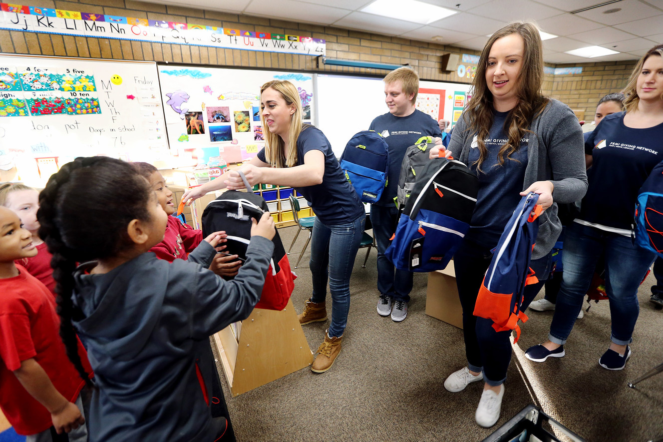 Salt Lake students surprised with free backpacks, school supplies