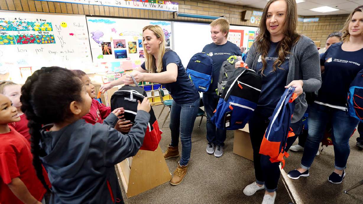 Salt Lake students surprised with free backpacks, school supplies