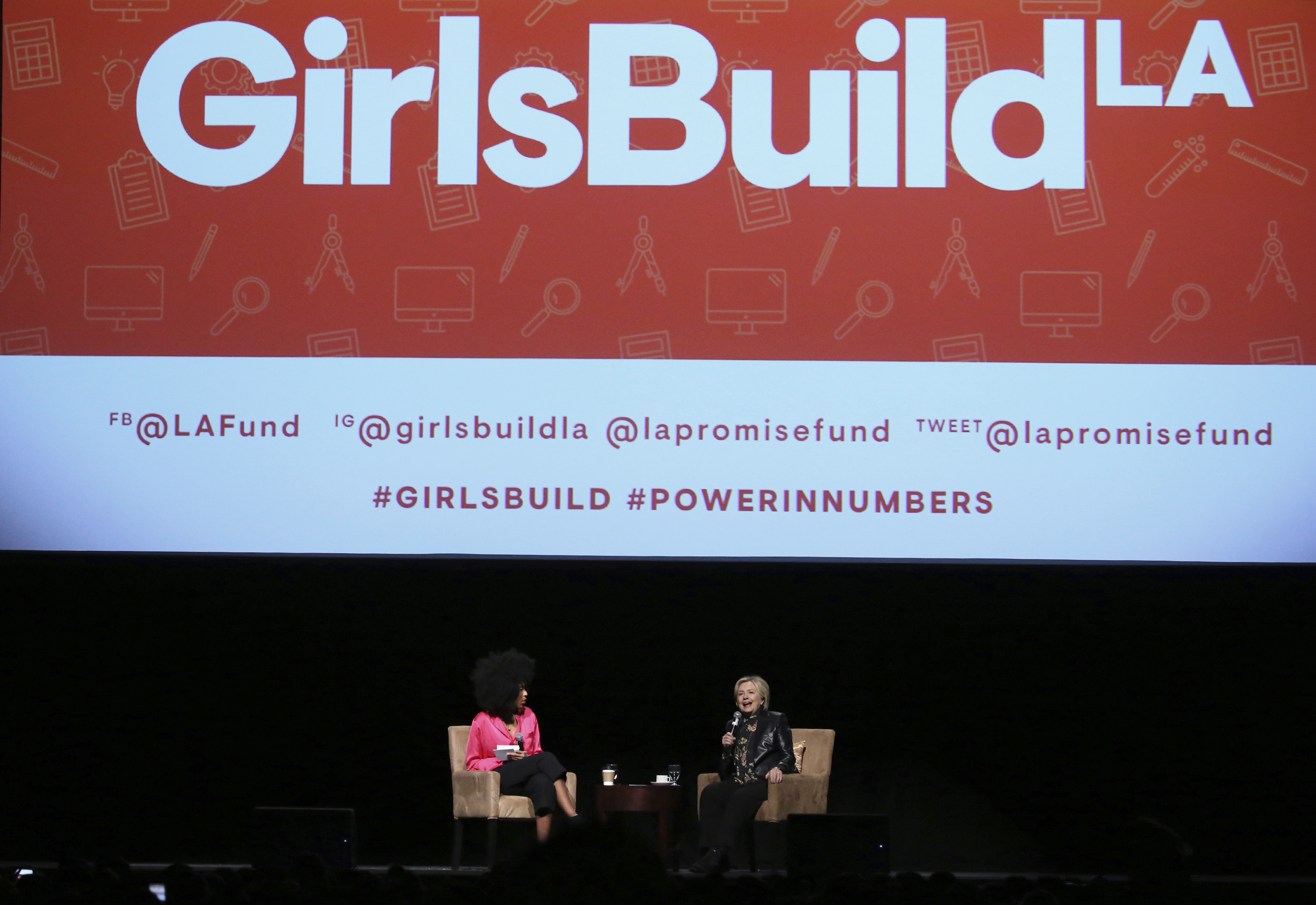 Sex misconduct on girls' minds at summit featuring Clinton