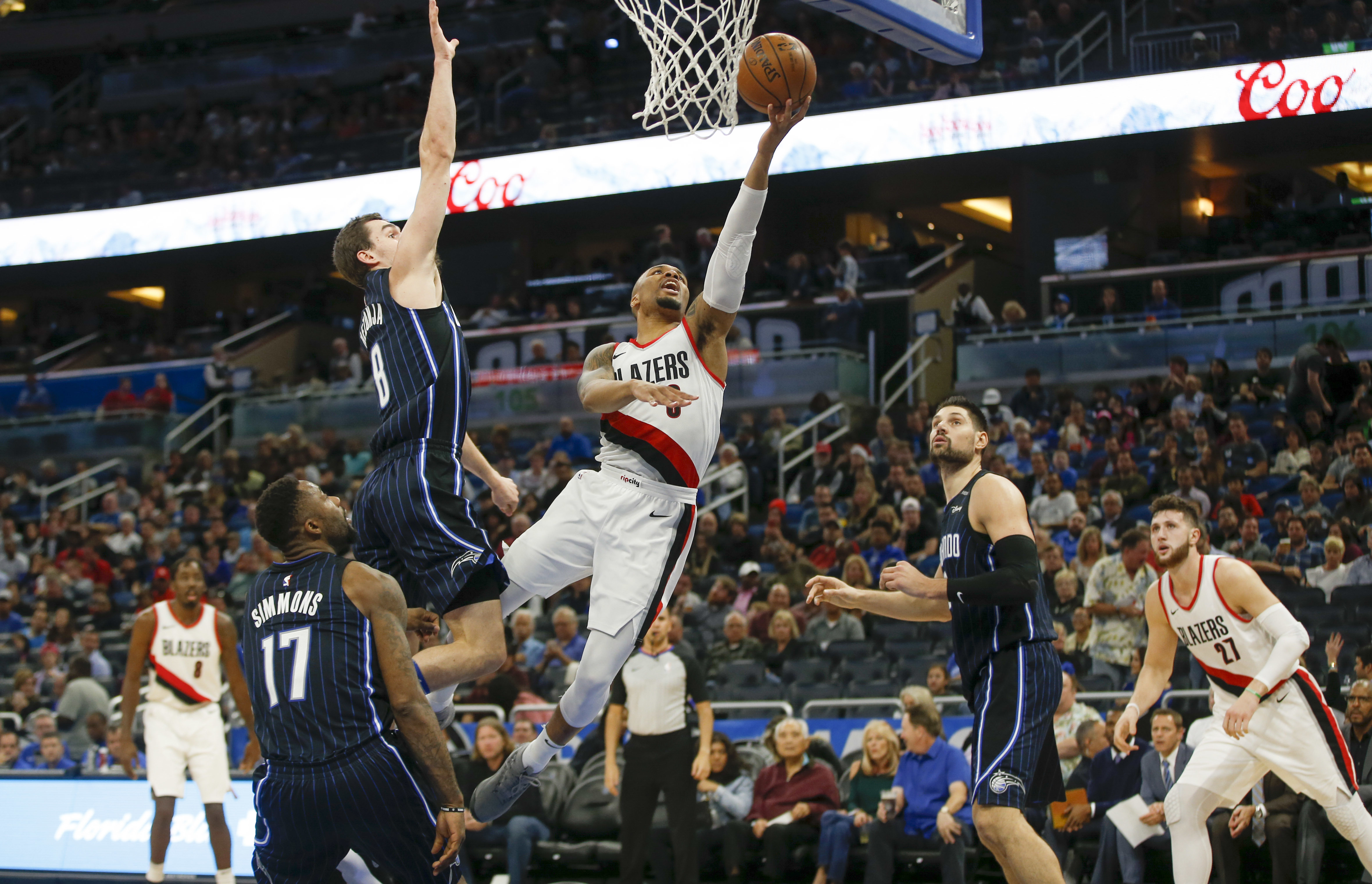 Lillard, McCollum help Blazers hold off Magic, 95-88