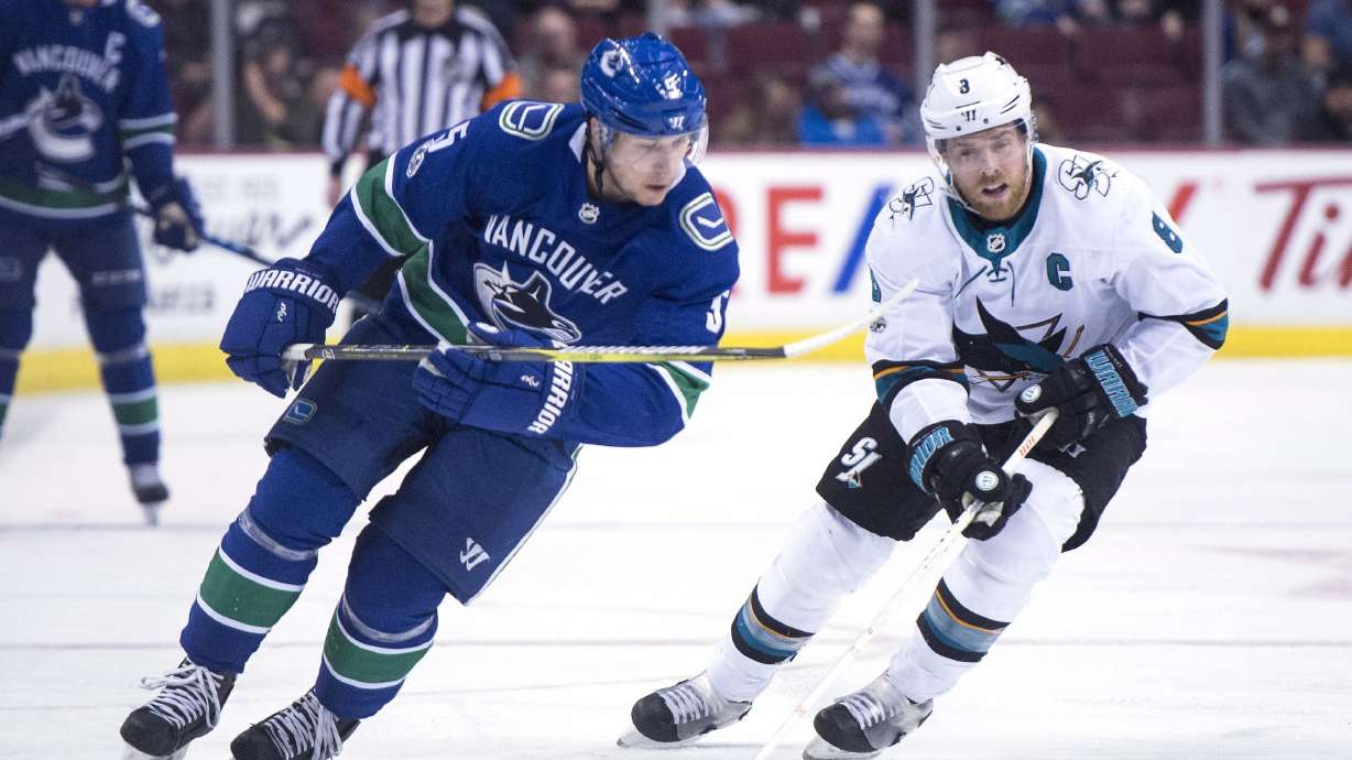 Gagner lifts Canucks over Sharks 4-3 in OT to snap skid