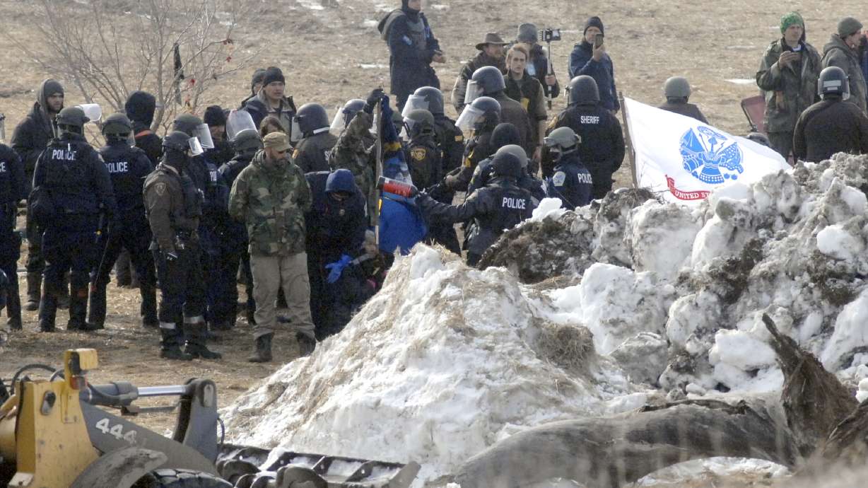 More than $600,000 spent on police gear for pipeline protest