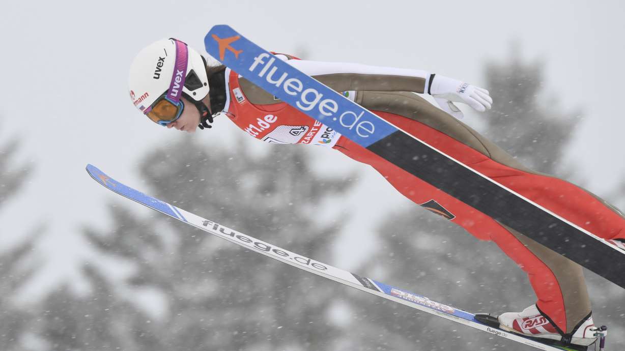 Japan wins 1st women's ski jumping WCup team competition