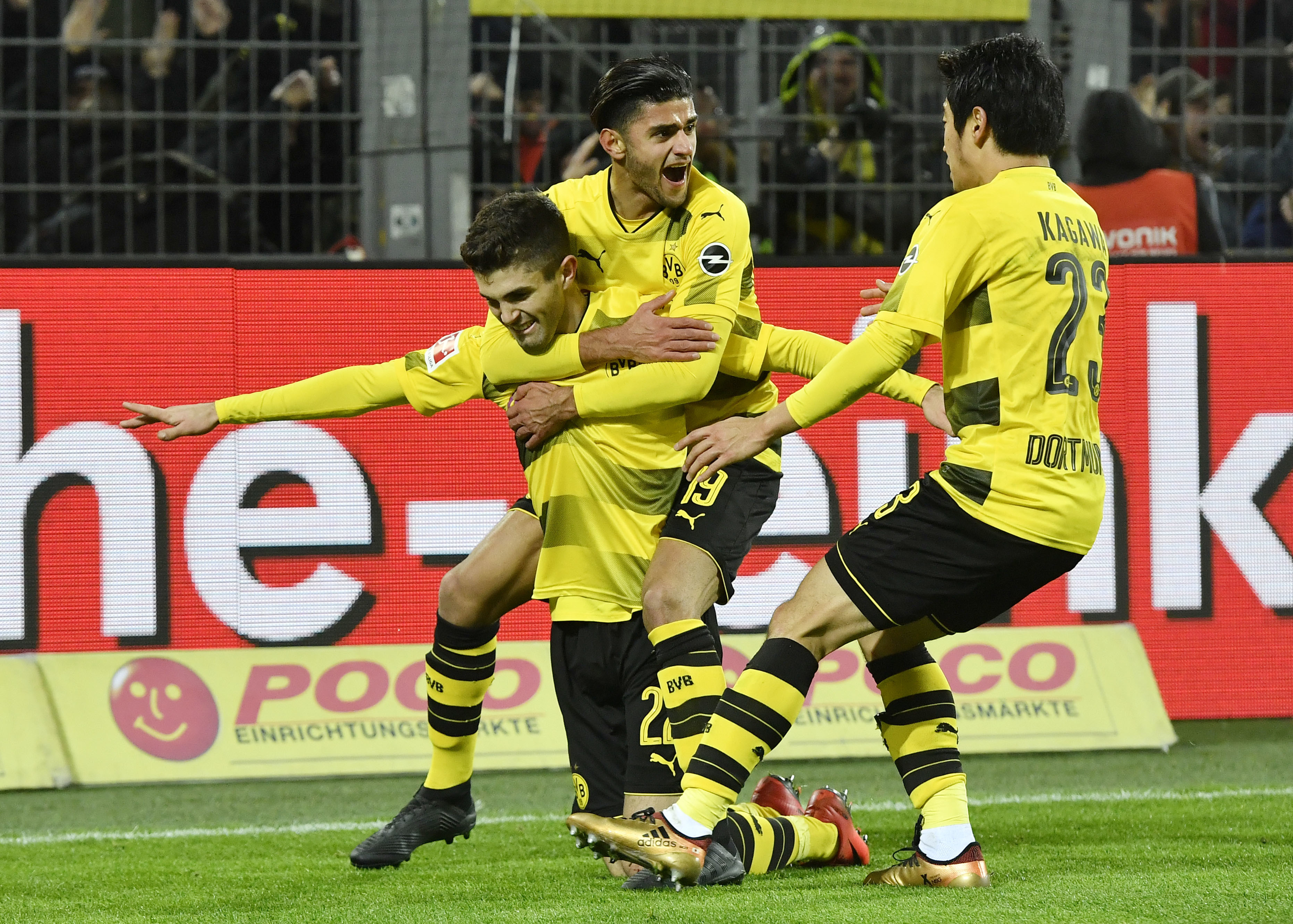 Pulisic rescues Dortmund with goal completing comeback