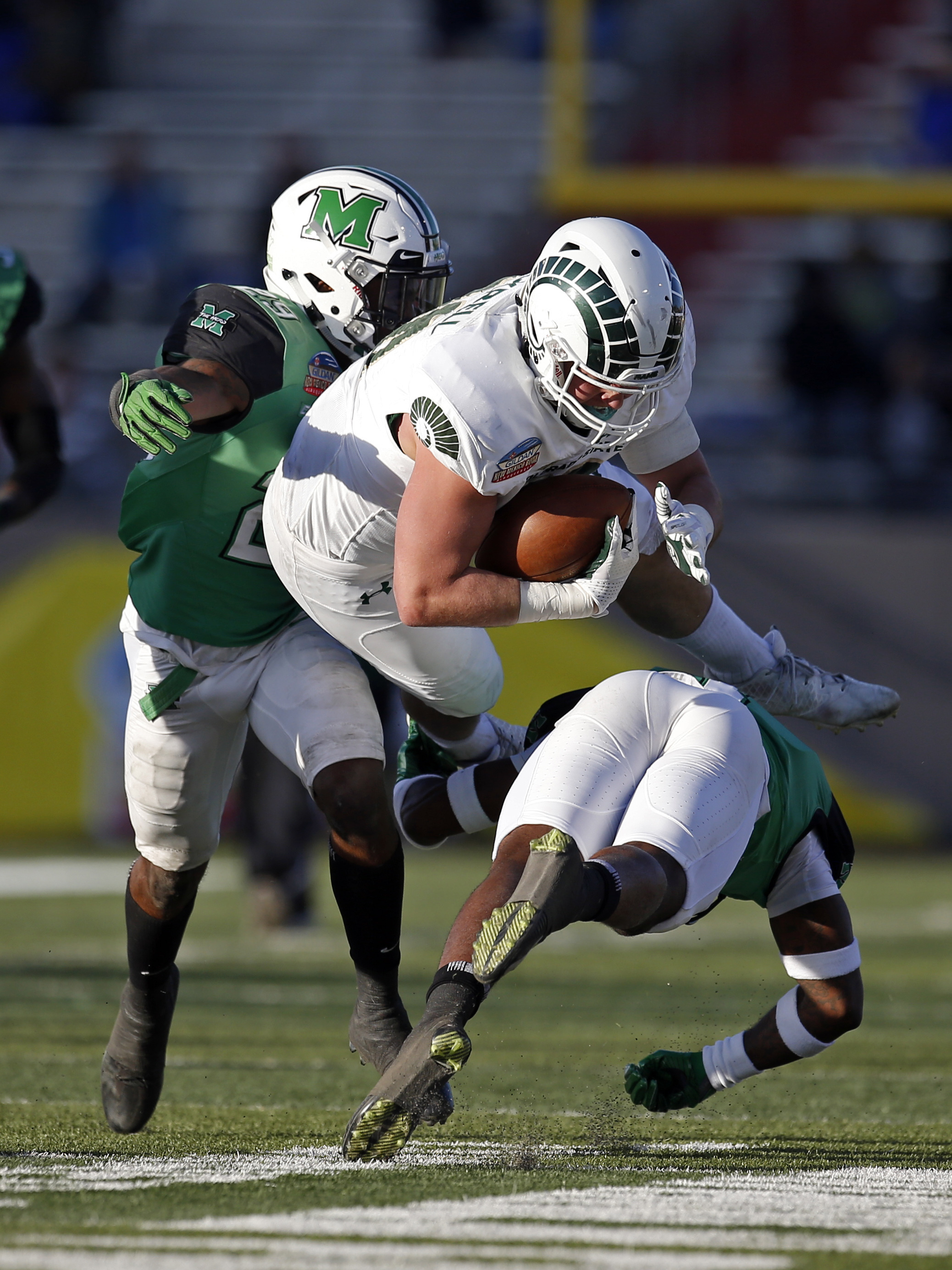 Marshall holds Colorado State 31-28 in New Mexico Bowl