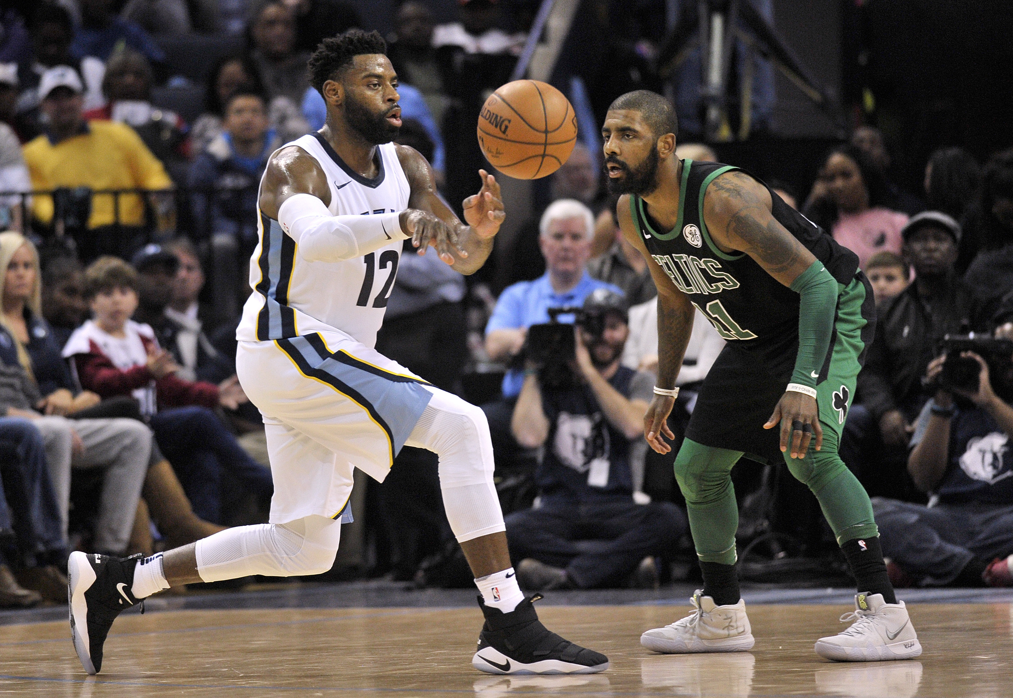 Kyrie Irving helps Celtics pull away to beat Grizzlies