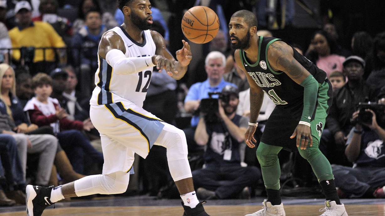 Kyrie Irving helps Celtics pull away to beat Grizzlies