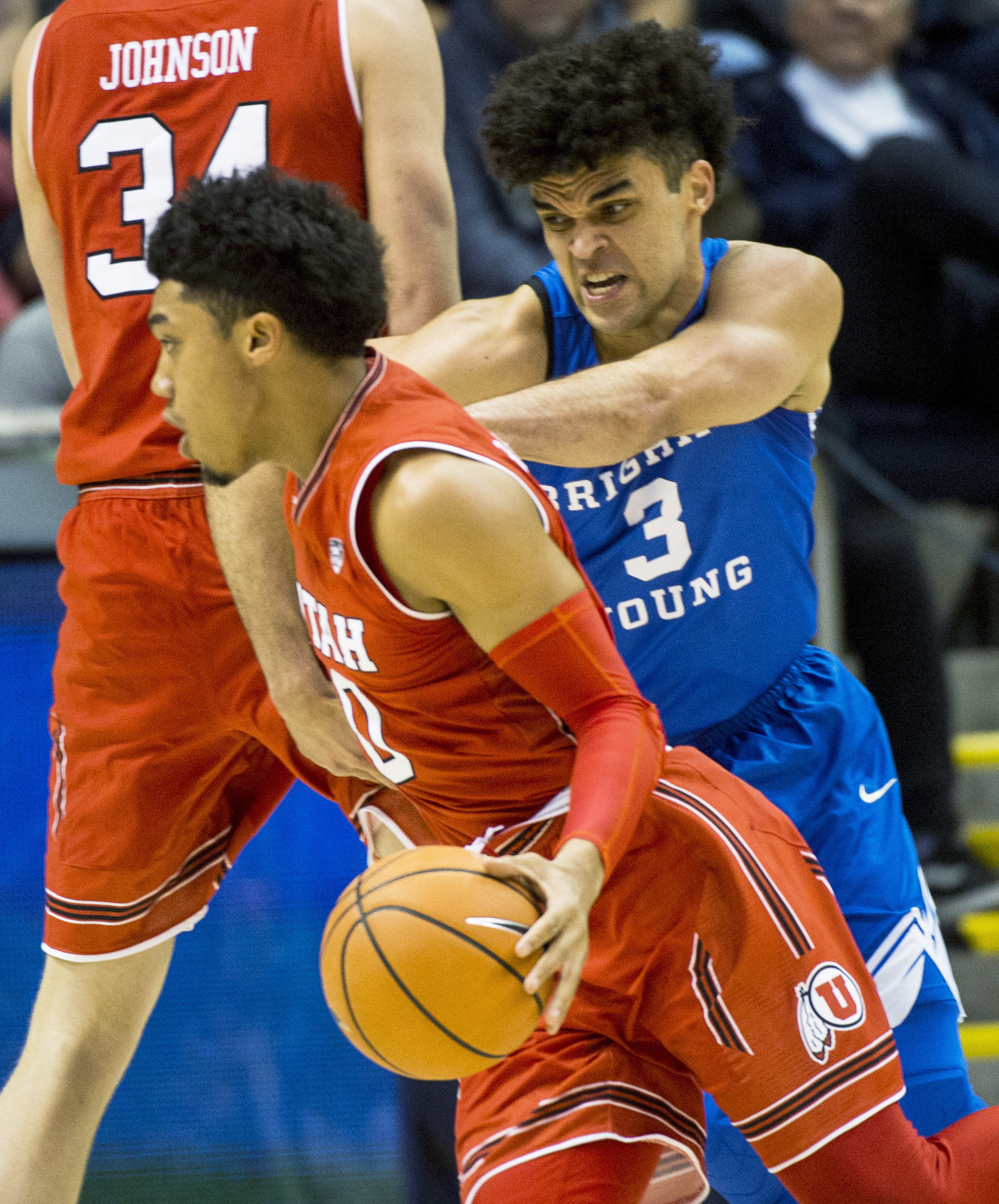Bryant scores season-high 29, BYU beats rival Utah 77-65