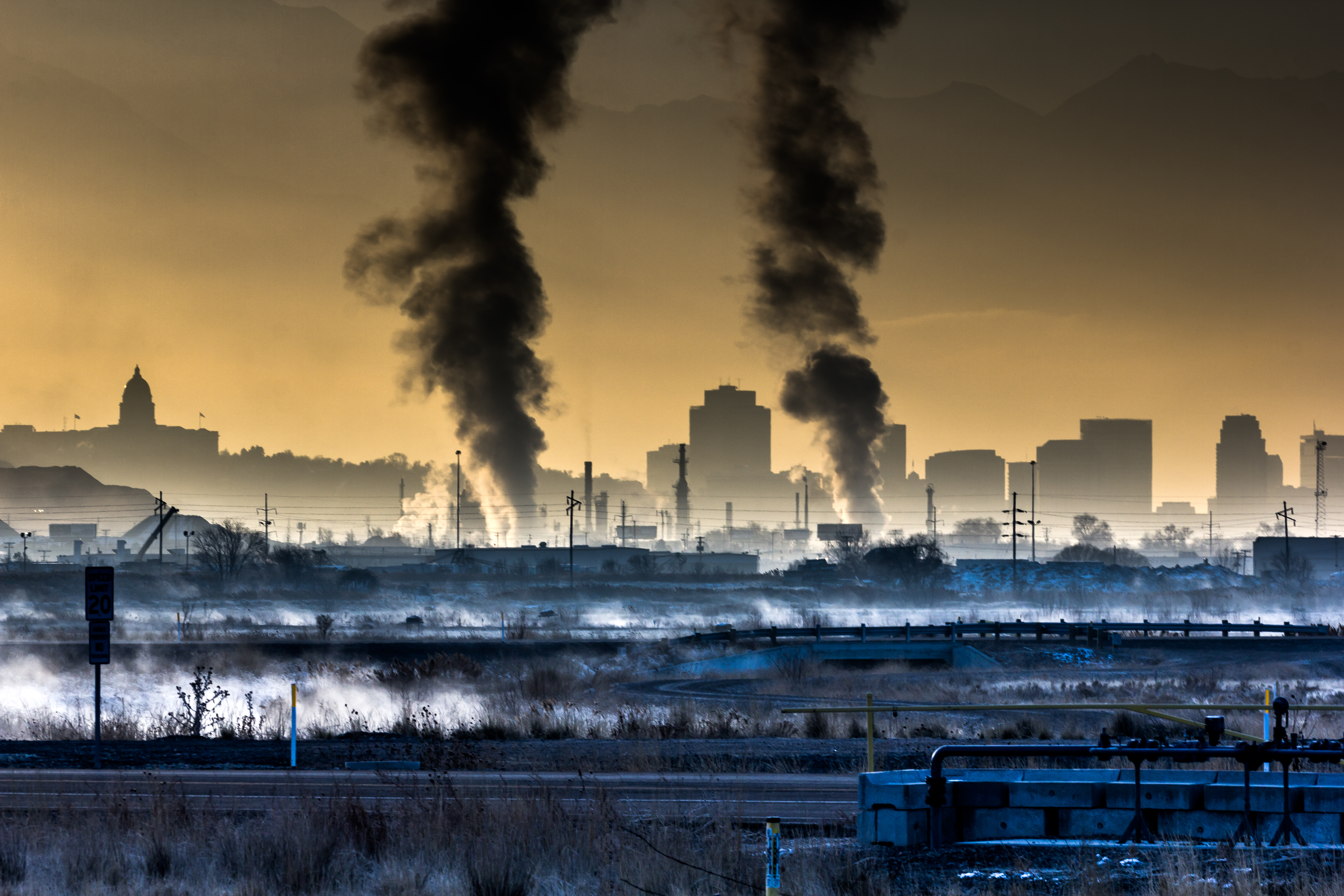 User submitted: Photos show winter sunsets, smog and traffic