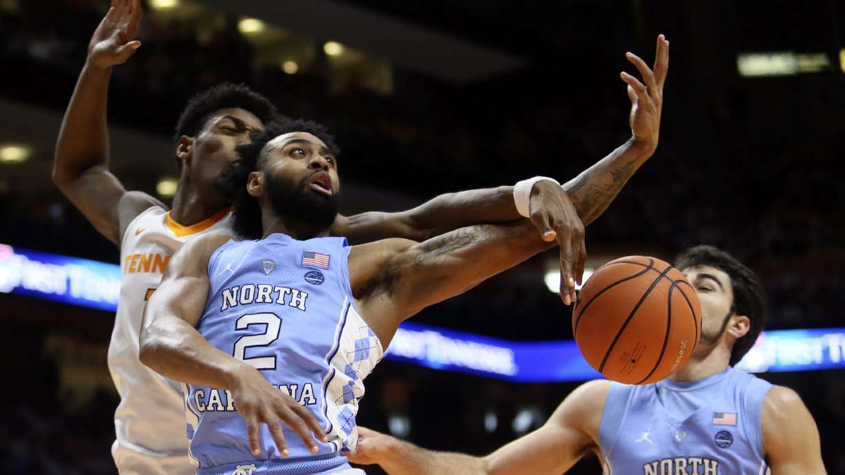 No. 7 Tar Heels rally to beat No. 20 Vols 78-73