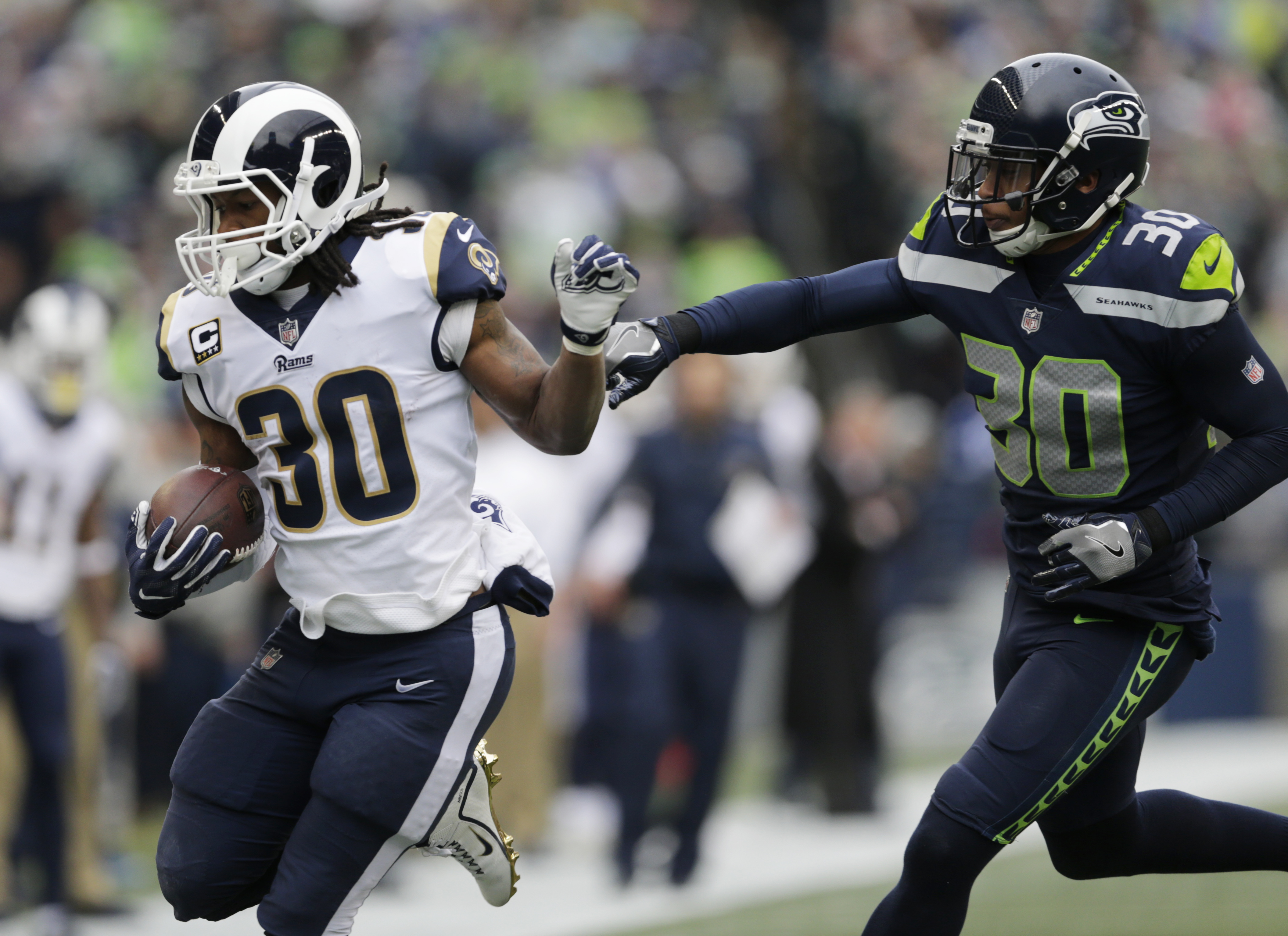 Rams Rules: LA rout Seattle 42-7 for control of division