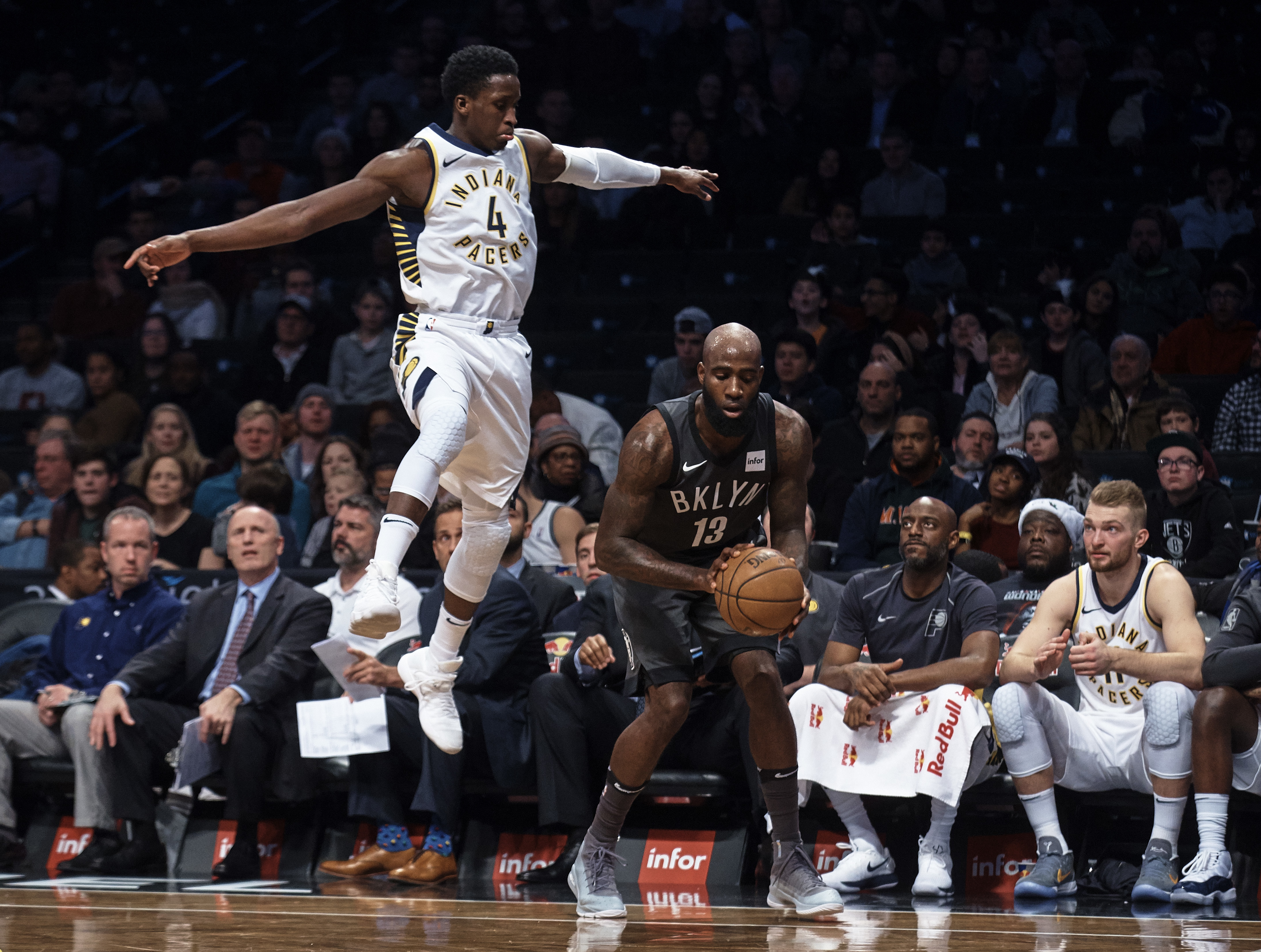 Oladipo scores 26, leads Pacers over Nets 109-97