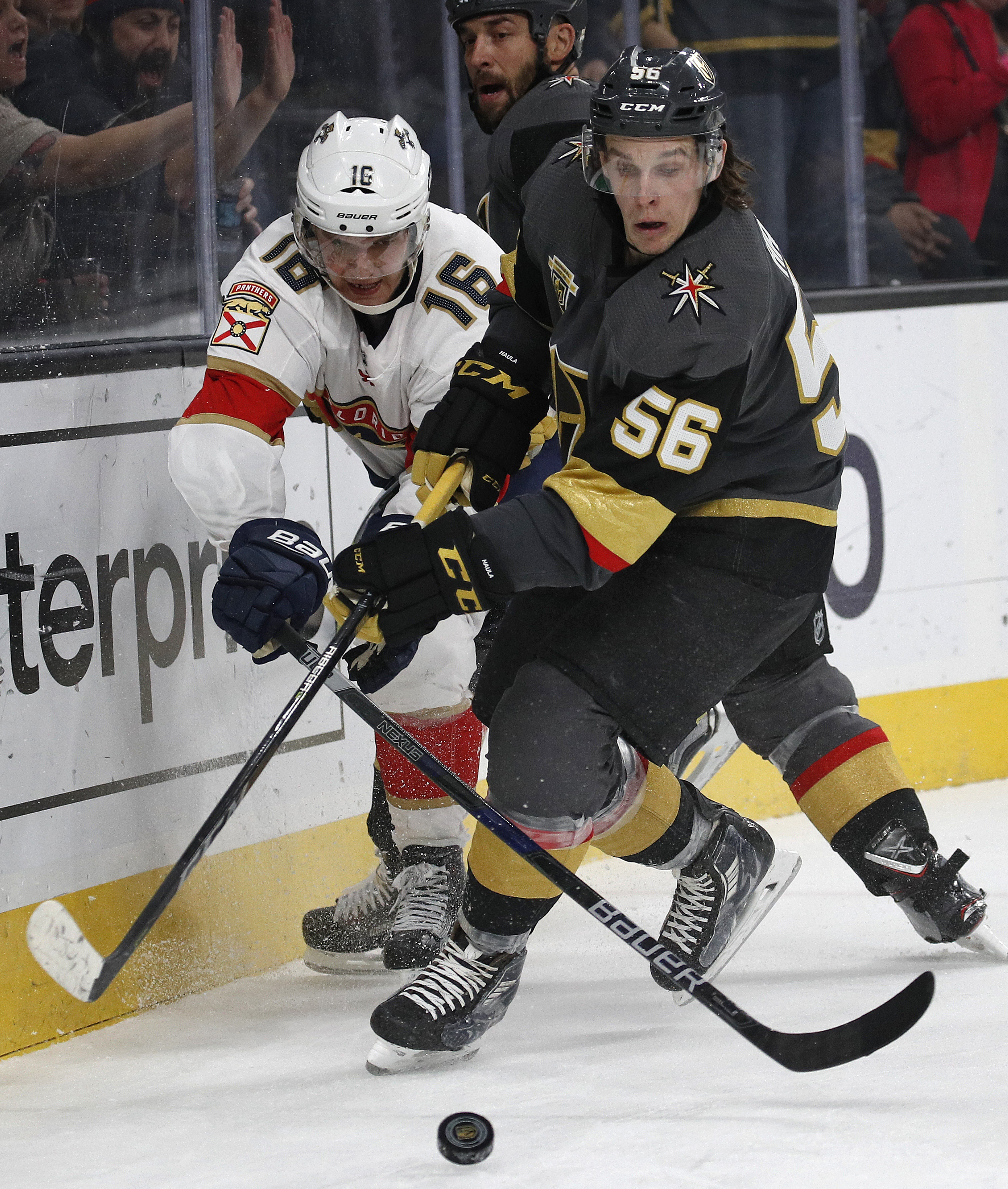 Haula's go-ahead goal in 3rd leads Vegas past Panthers