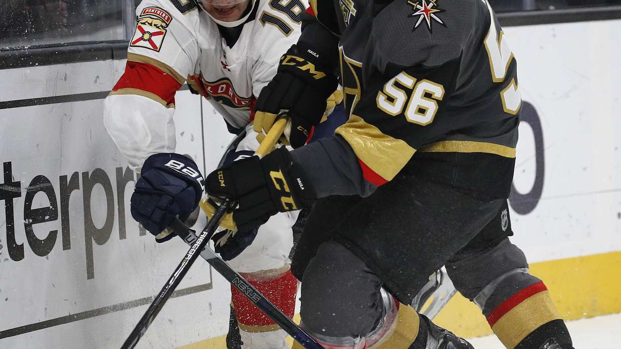Haula's go-ahead goal in 3rd leads Vegas past Panthers