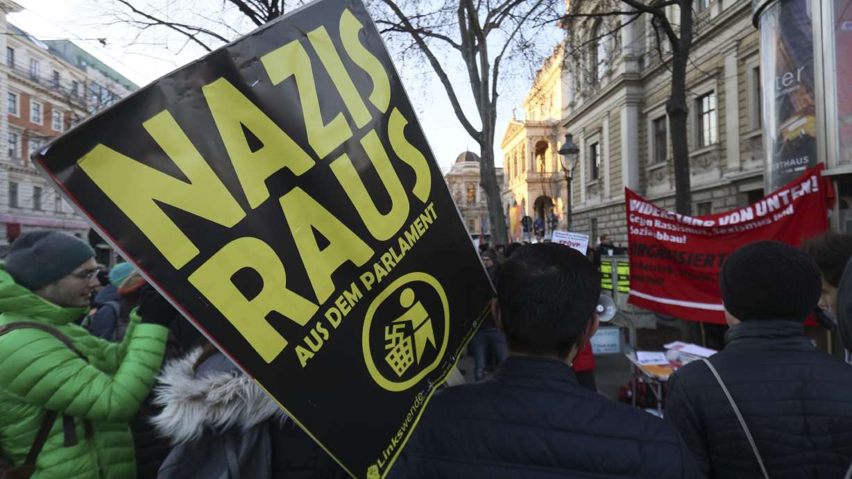 Austria swears in Europe's youngest leader amid protests