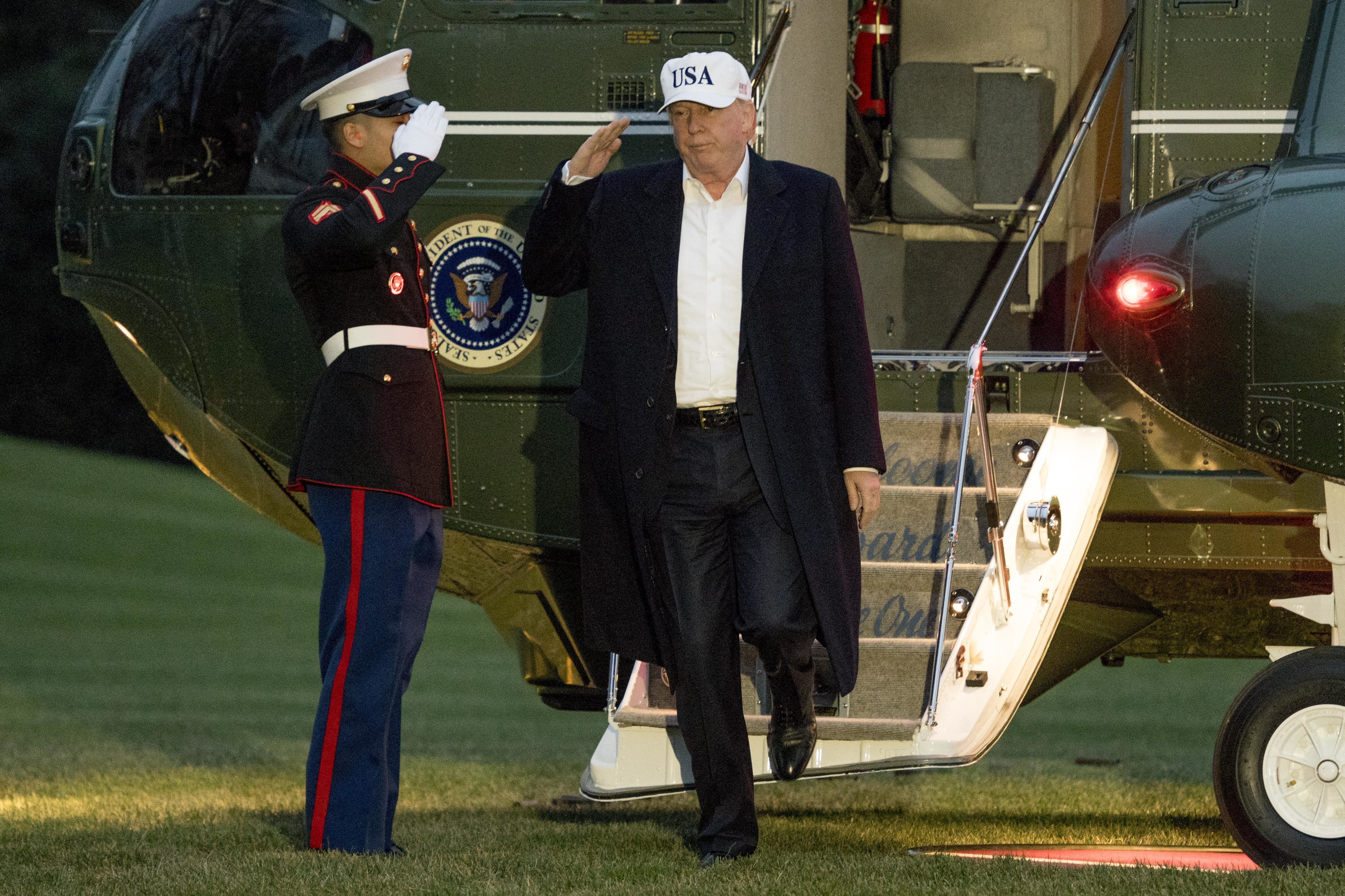 AP FACT CHECK: Trump on taxes, women, Russia probe
