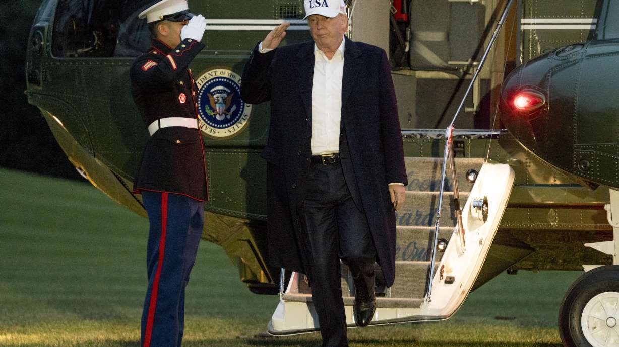 AP FACT CHECK: Trump on taxes, women, Russia probe