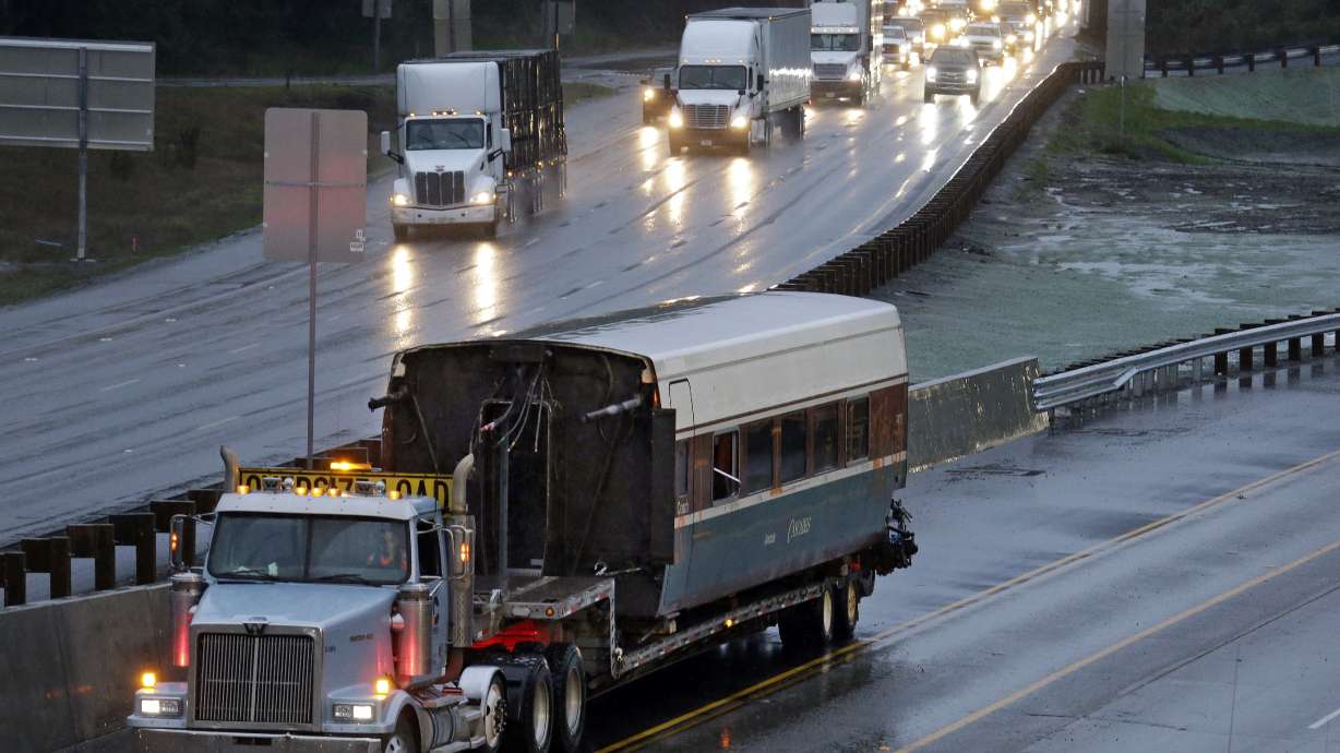 The Latest: Amtrak speed-control technology was months away