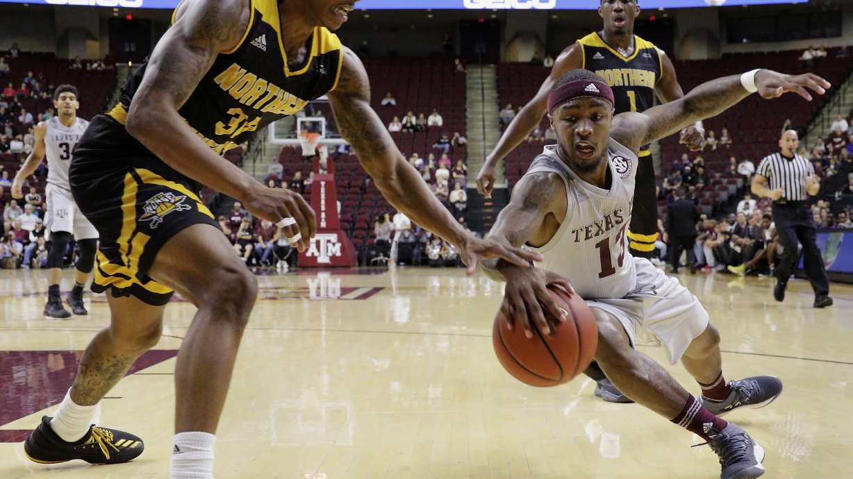 No. 8 Texas A&M barely beats Northern Kentucky 64-58