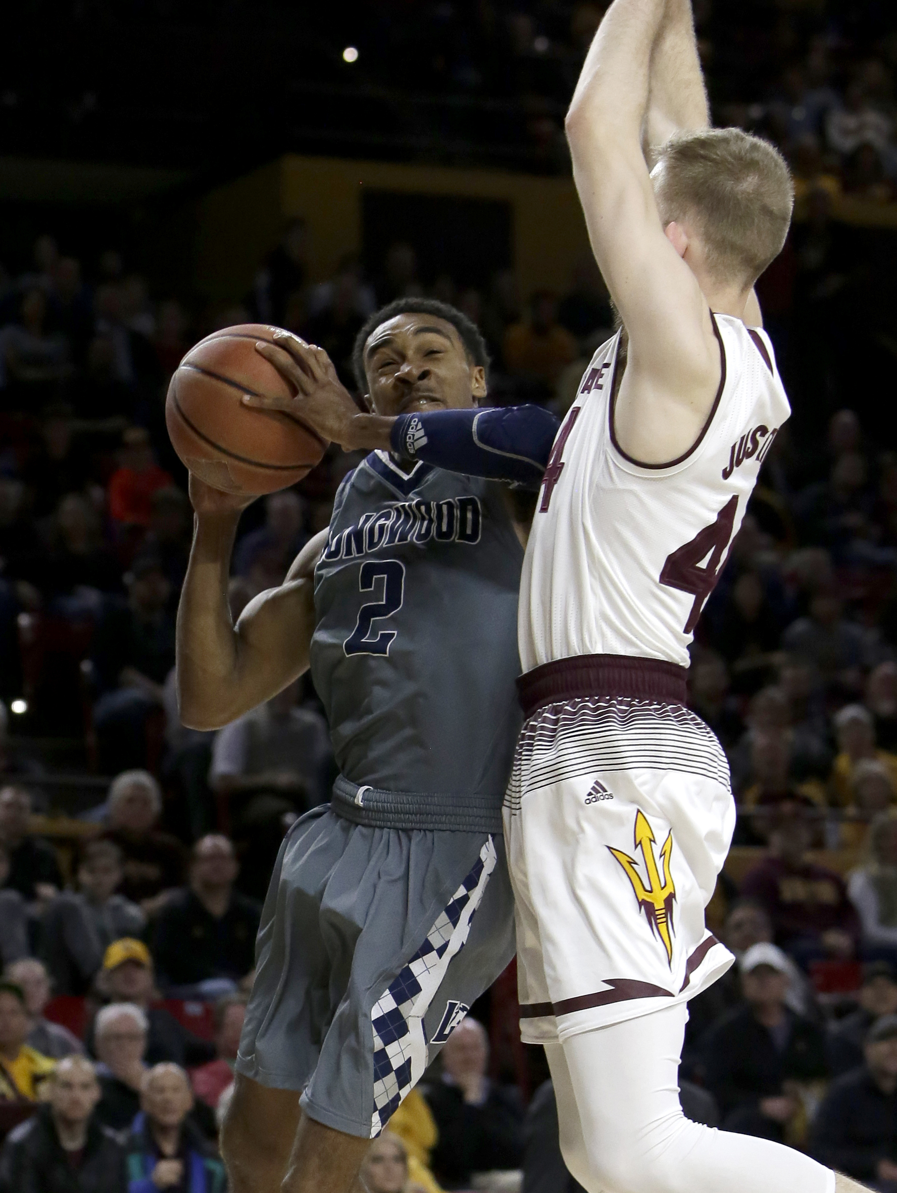 No. 3 Arizona State beats Longwood 95-61 to stay undefeated