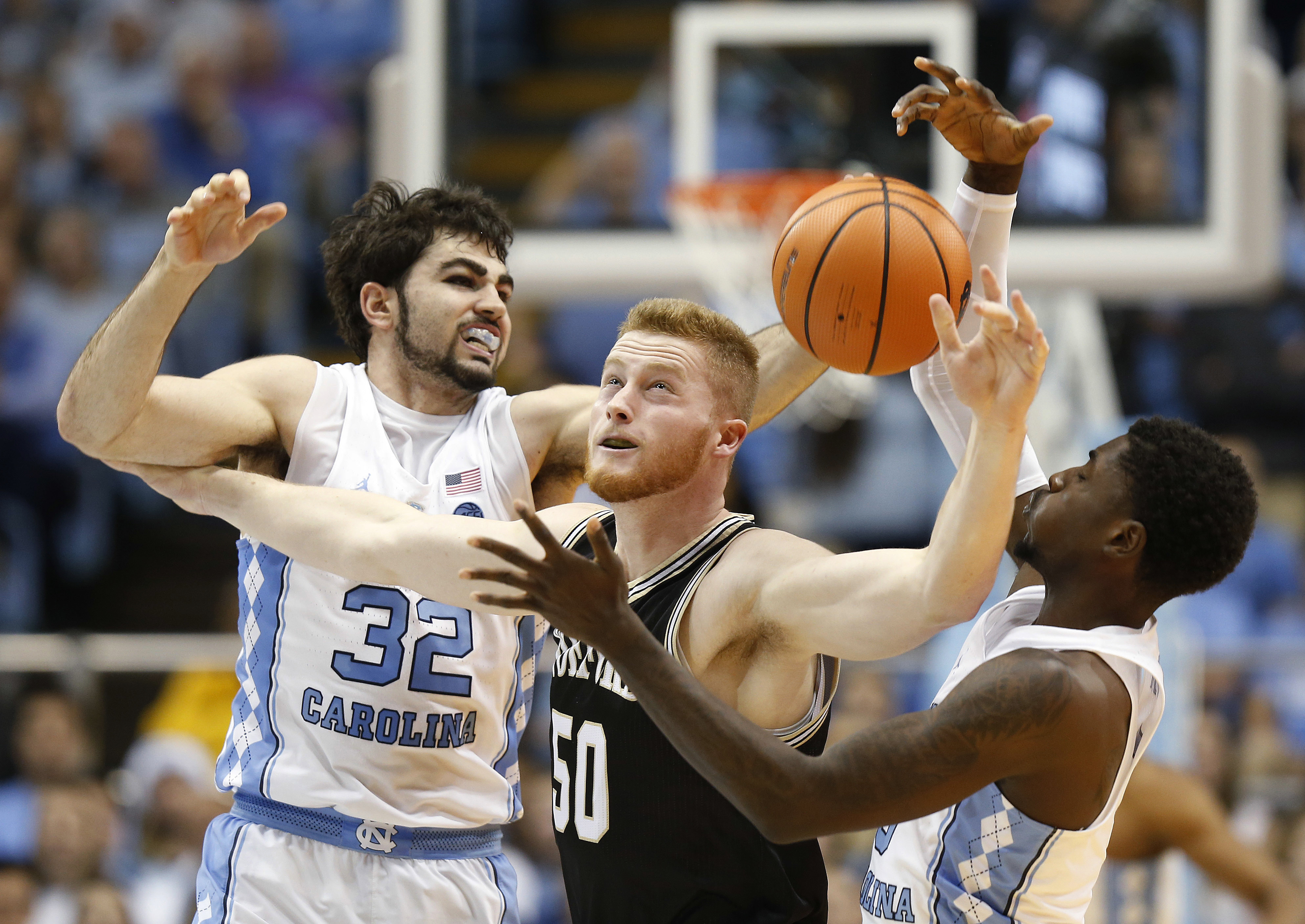 Wofford stuns No. 5 North Carolina 79-75 in Chapel Hill
