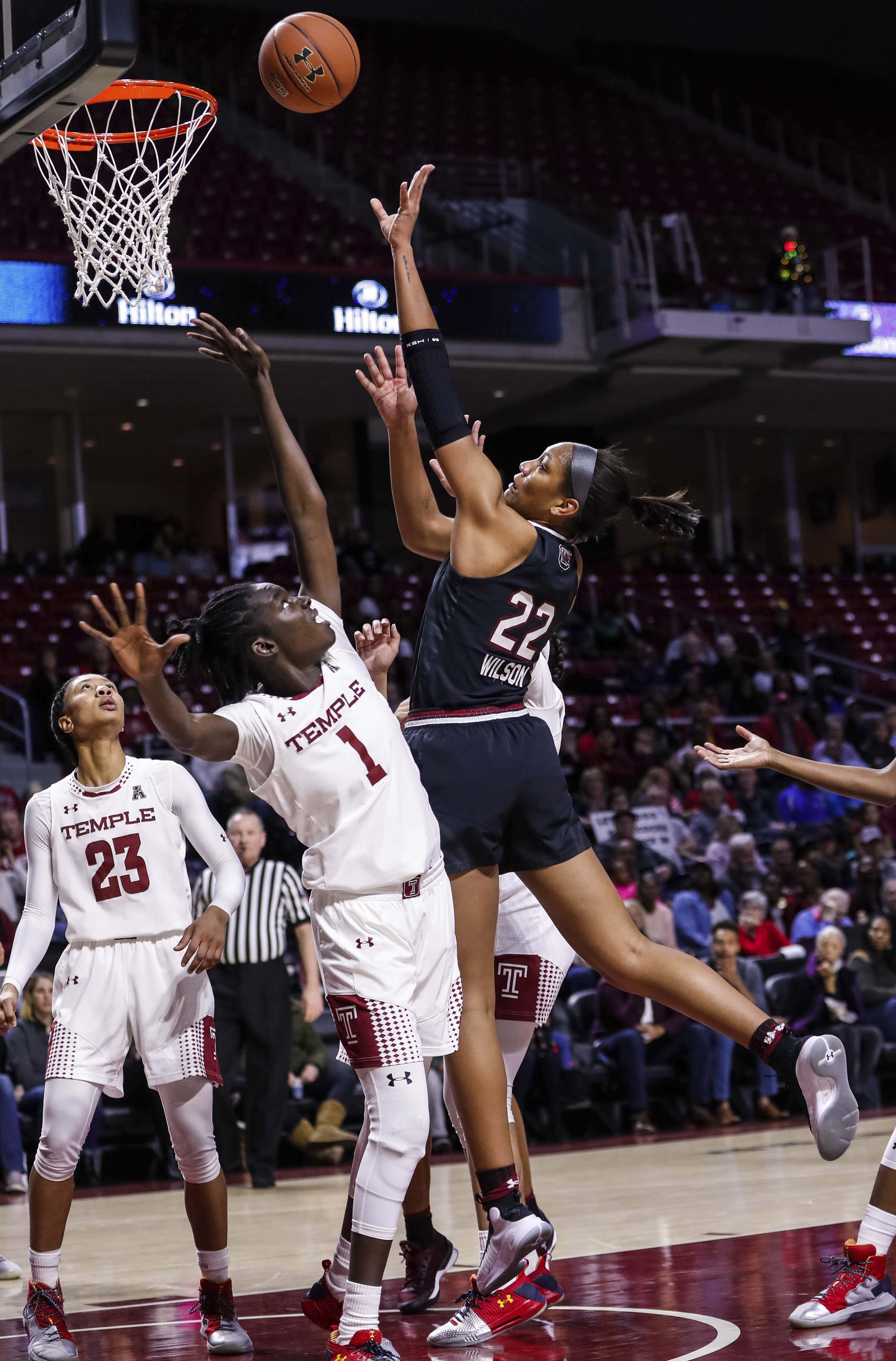 Wilson helps No. 4 South Carolina rout Temple 87-60