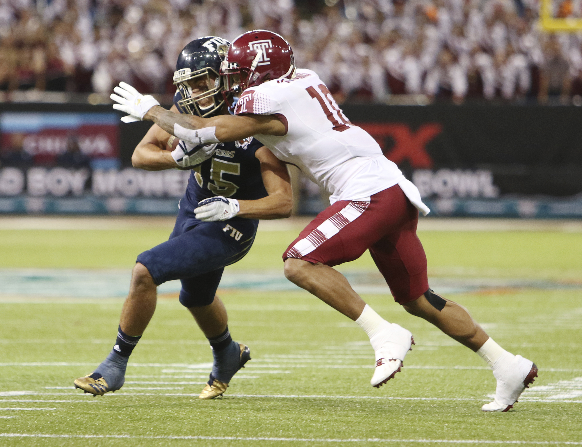 Nutile leads Temple over FIU 28-3 in Gasparilla Bowl
