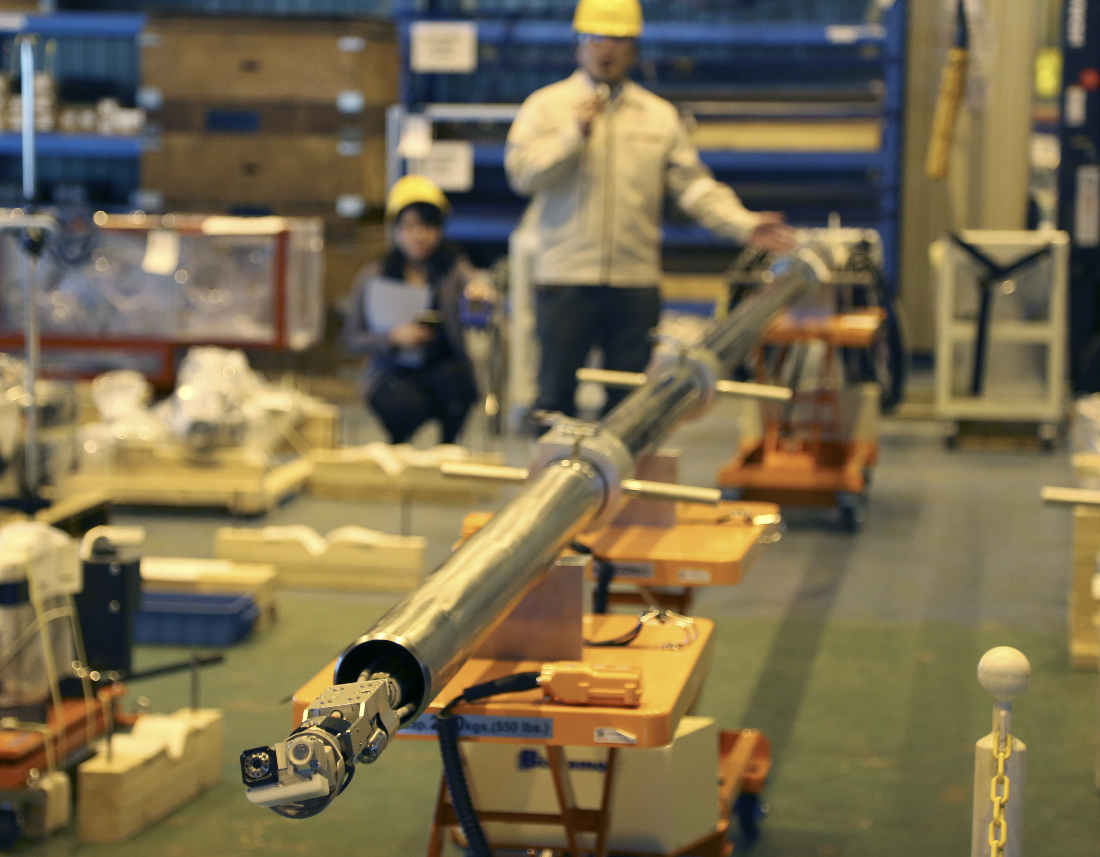 Toshiba unveils device for Fukushima nuclear reactor probe