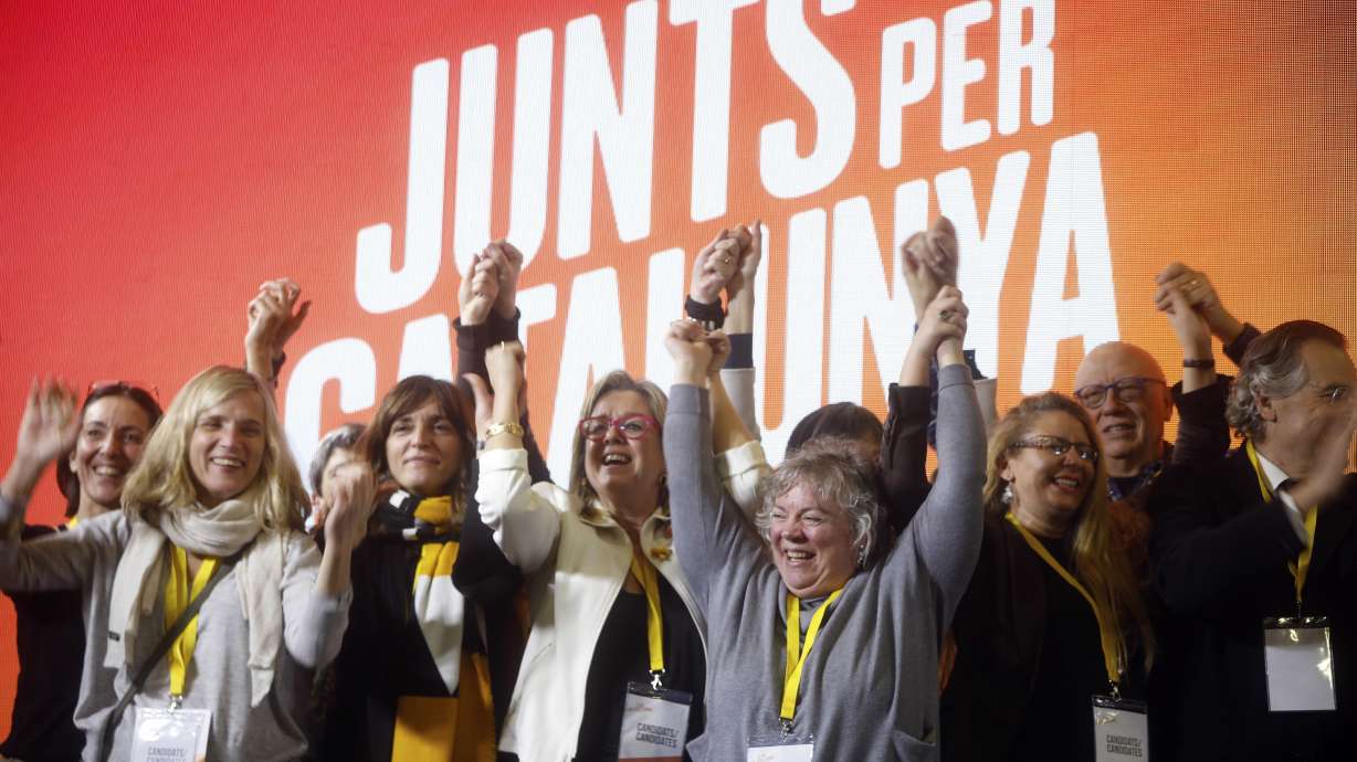 The Latest: Spain PM willing to talk with Catalonia leaders